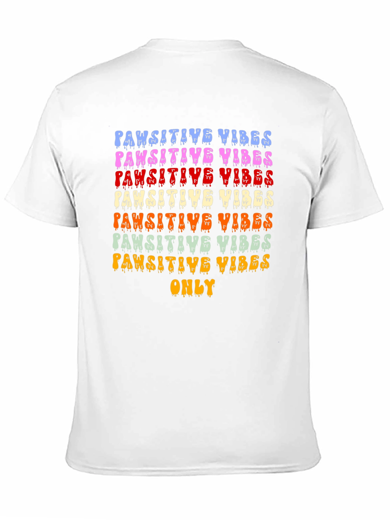 Pawsitive Vibes Graphic Tee - Trendy Pet Lover Shirt