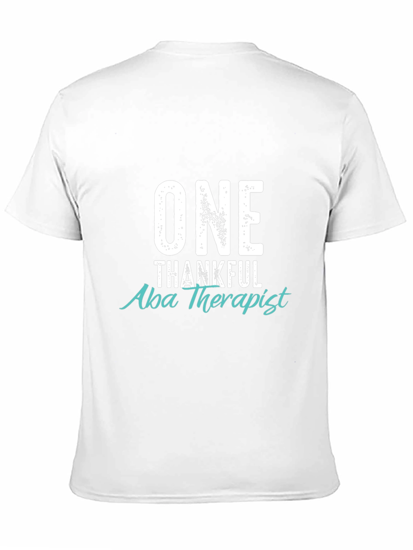 One Thankful Aba Therapist Black T-Shirt