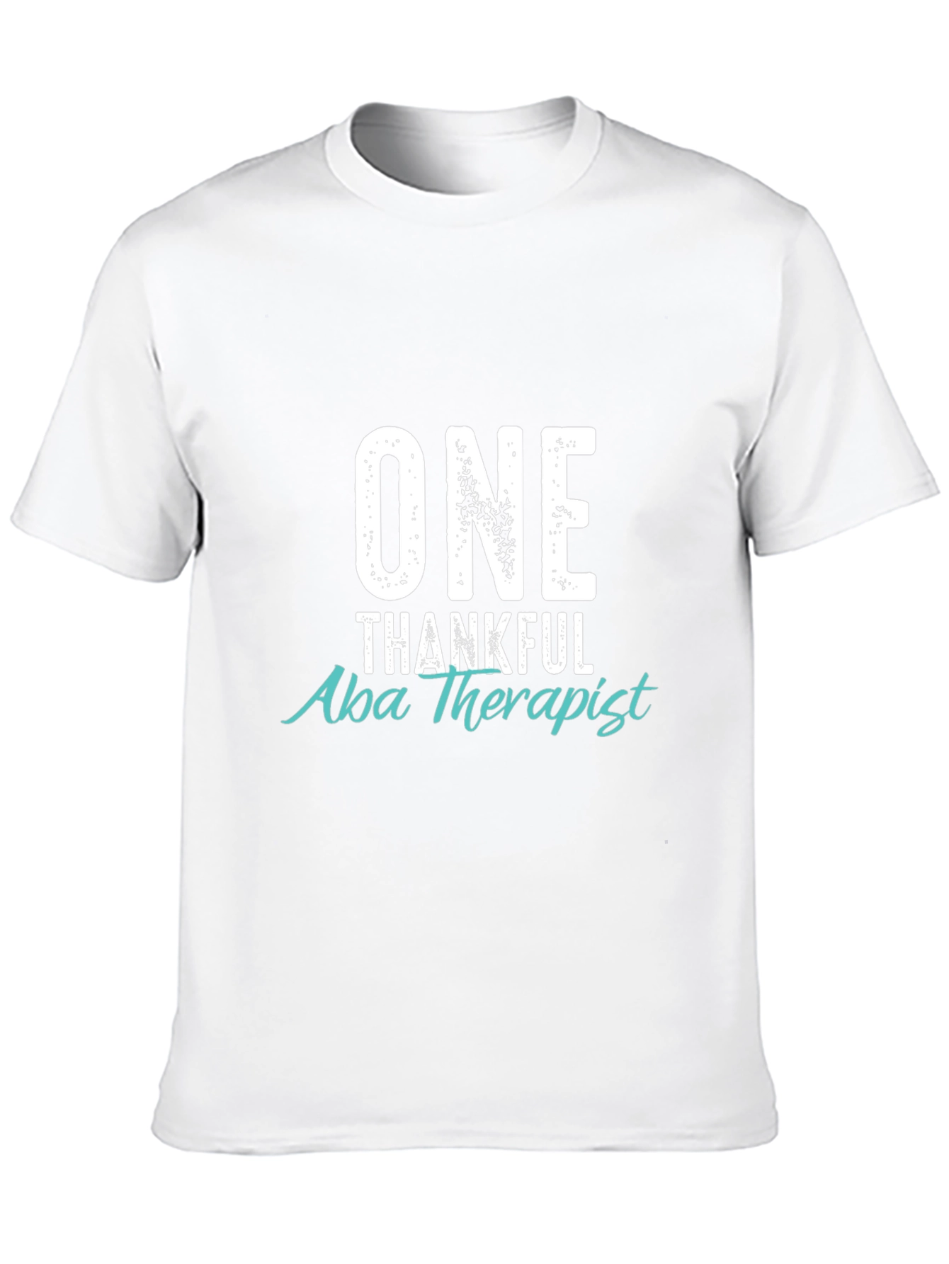 One Thankful Aba Therapist Black T-Shirt