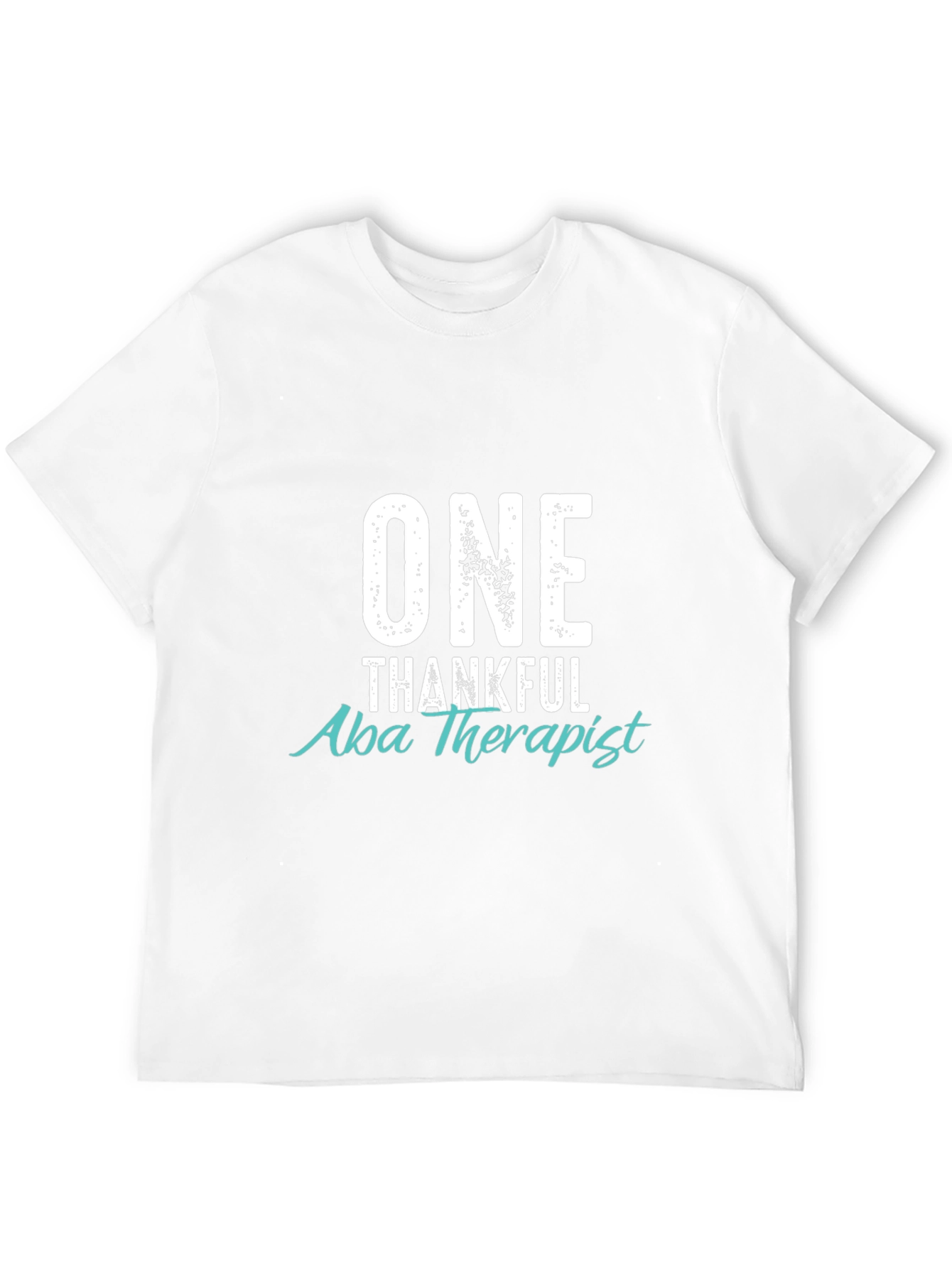 One Thankful Aba Therapist Black T-Shirt