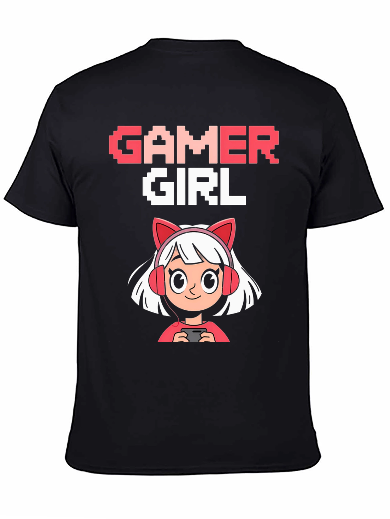 Gamer Girl Graphic T-Shirt - Fun Gaming Apparel