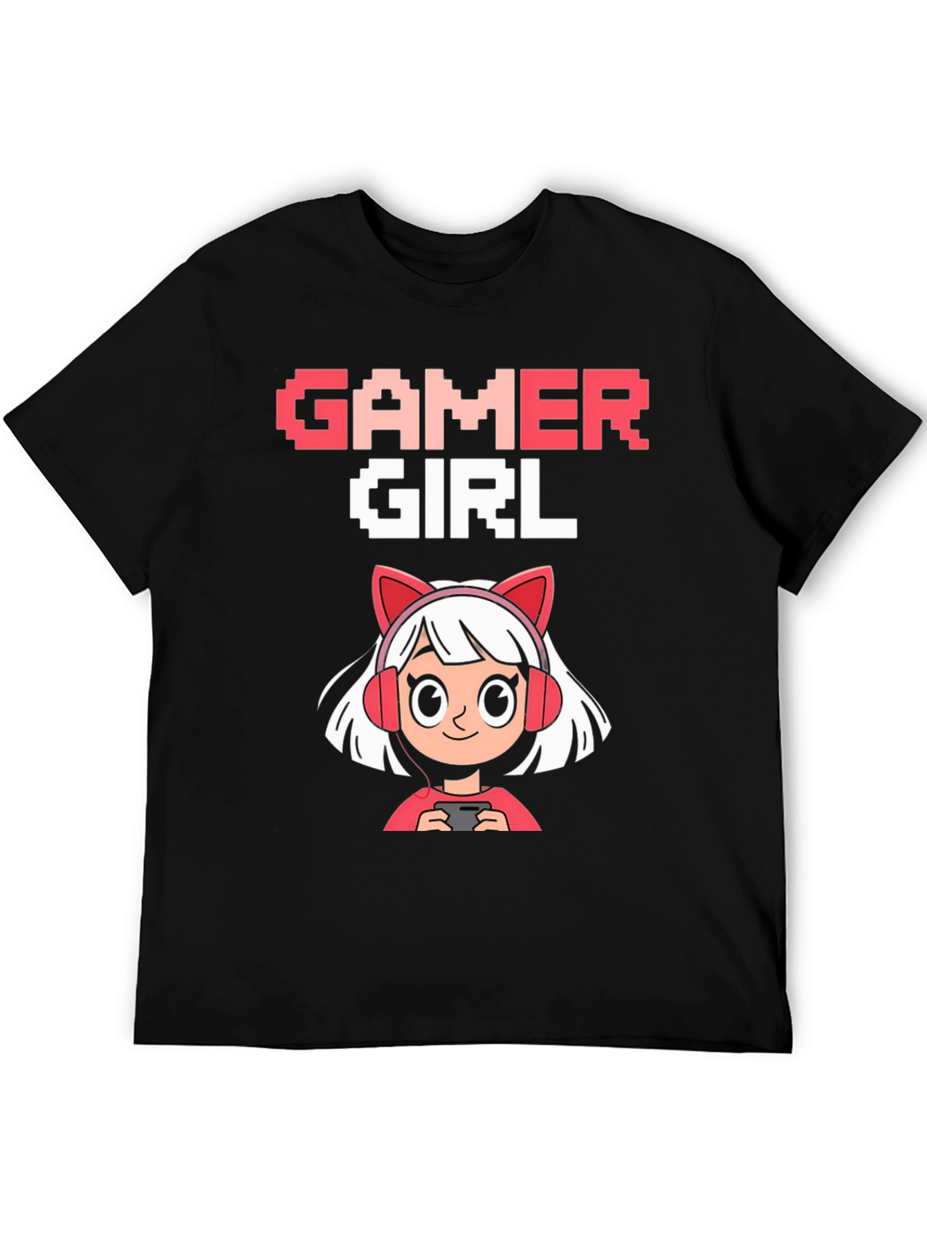 Gamer Girl Graphic T-Shirt - Fun Gaming Apparel