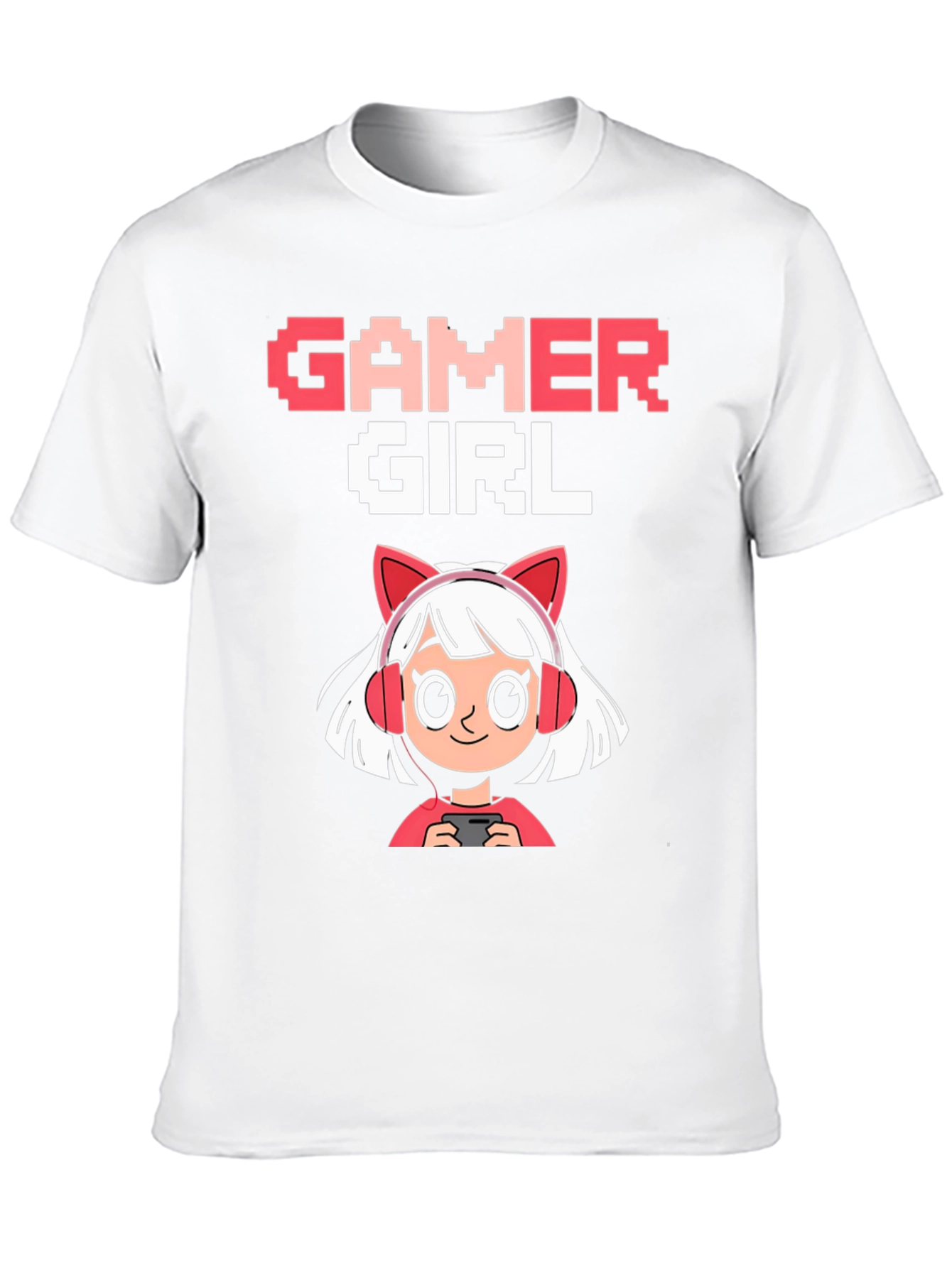 Gamer Girl Graphic T-Shirt - Fun Gaming Apparel