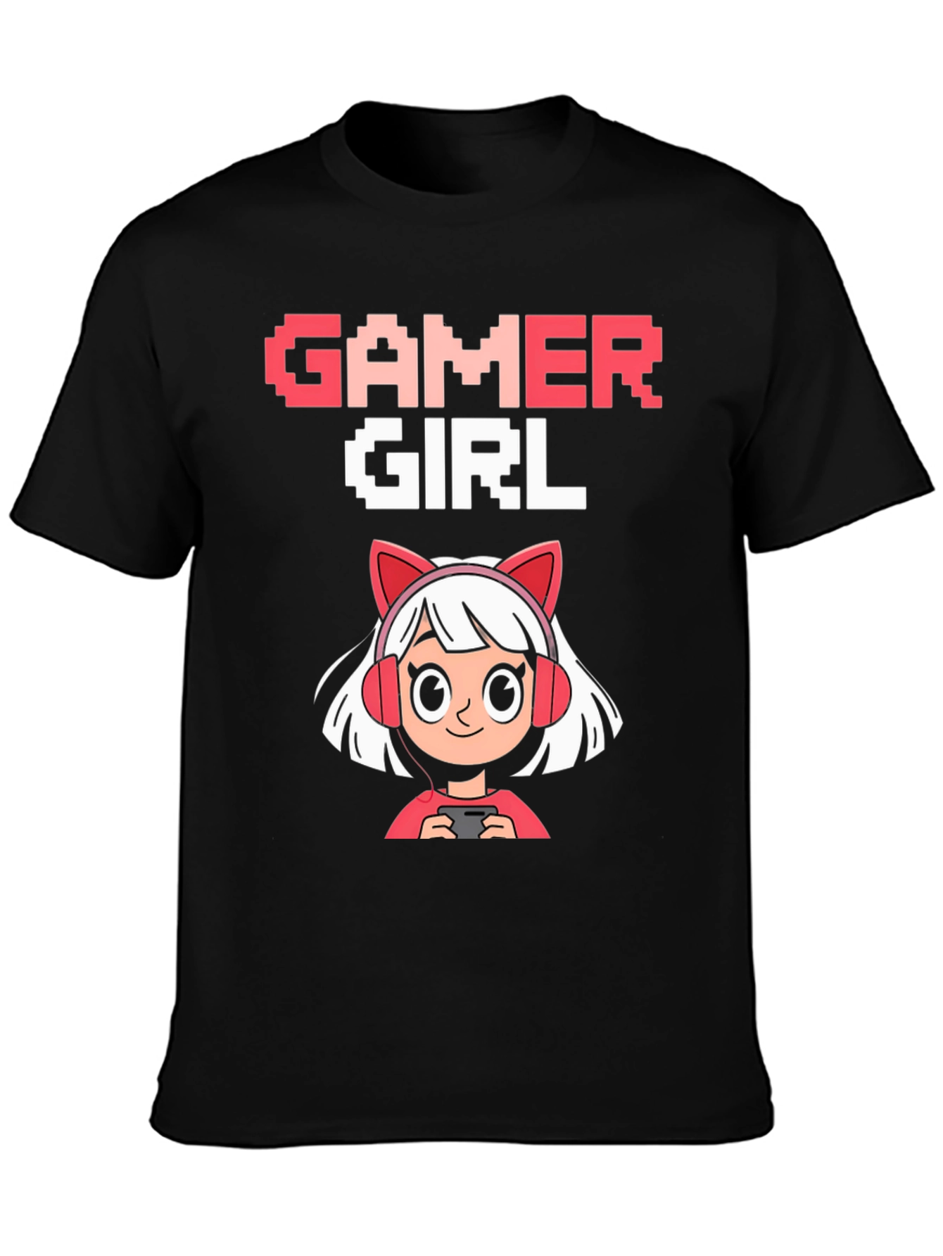 Gamer Girl Graphic T-Shirt - Fun Gaming Apparel
