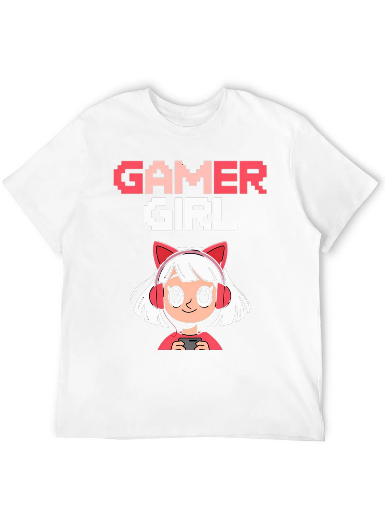 Gamer Girl Graphic T-Shirt - Fun Gaming Apparel