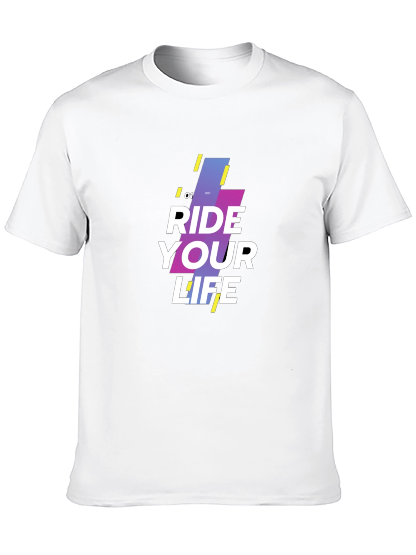 Ride Your Life Graphic Black T-Shirt