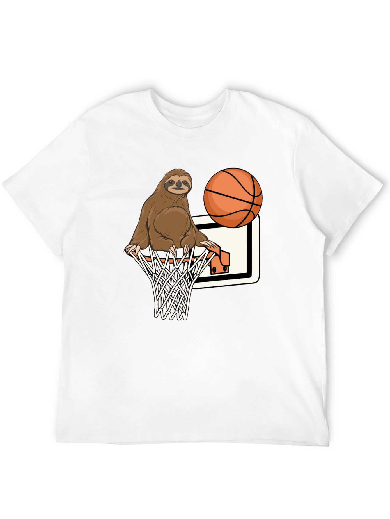 Sloth Dunk Black Graphic Tee