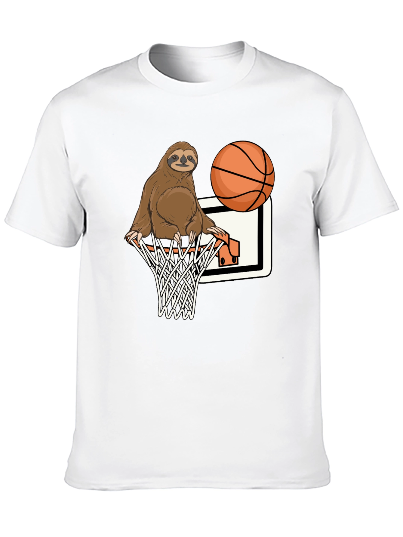 Sloth Dunk Black Graphic Tee