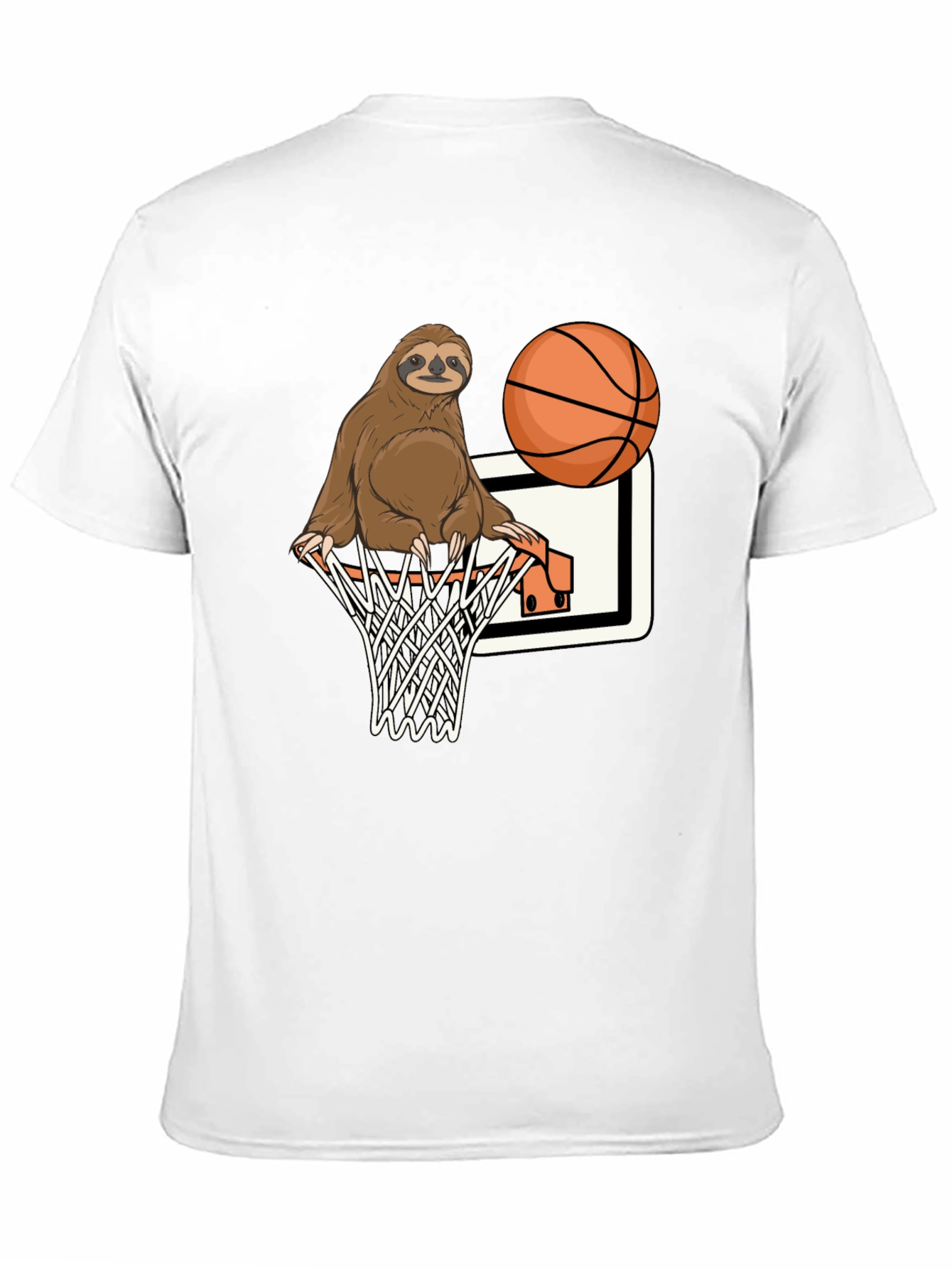 Sloth Dunk Black Graphic Tee