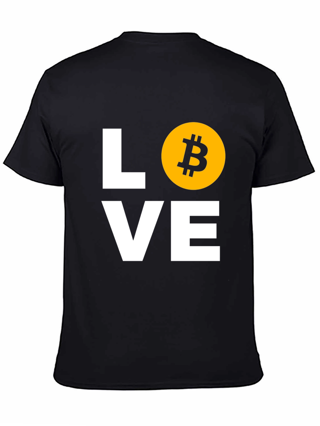 Bitcoin Love Black T-Shirt
