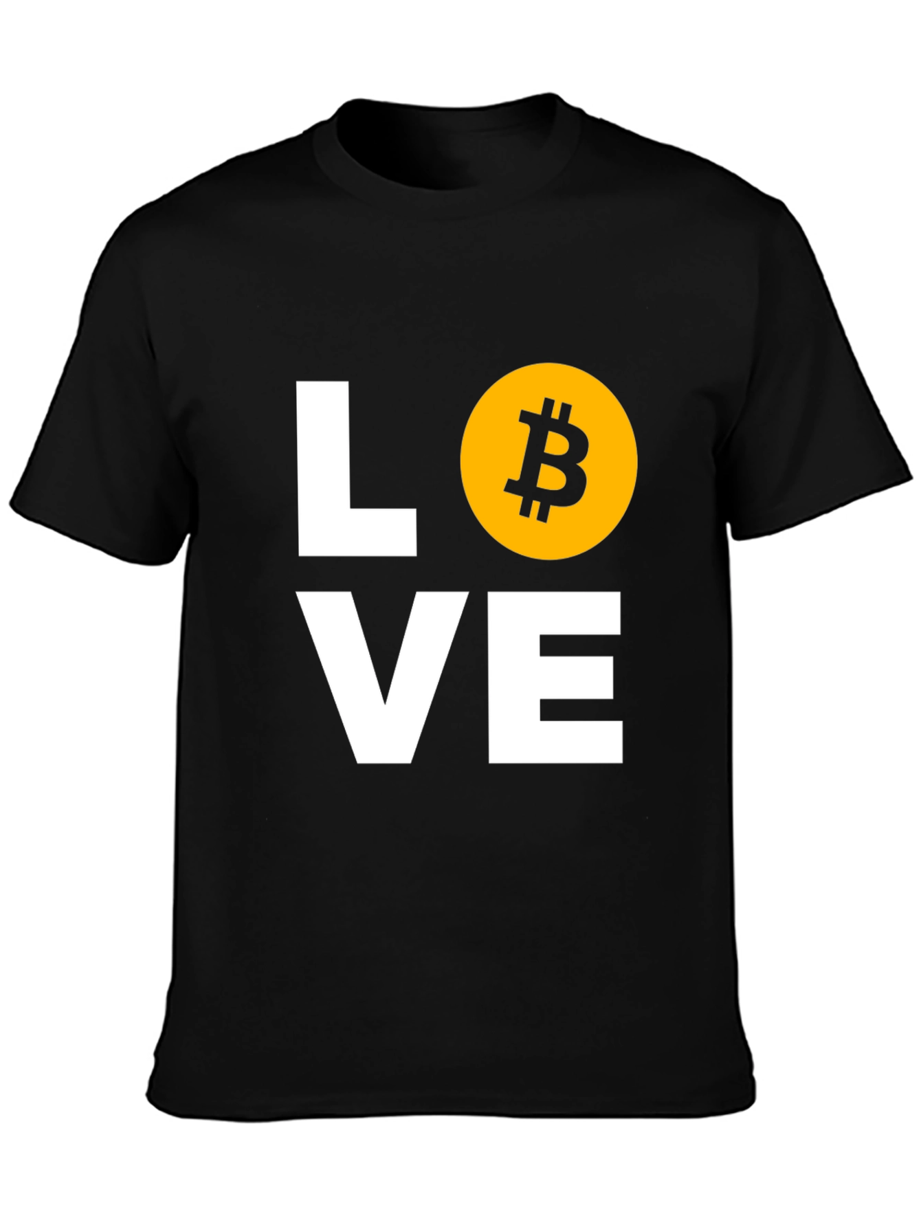 Bitcoin Love Black T-Shirt