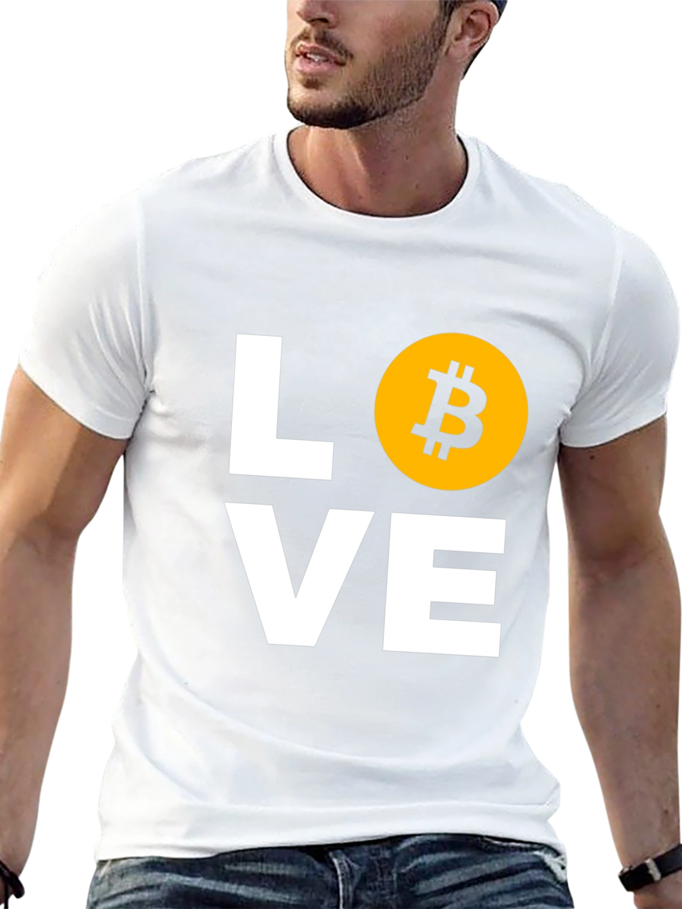 Bitcoin Love Black T-Shirt