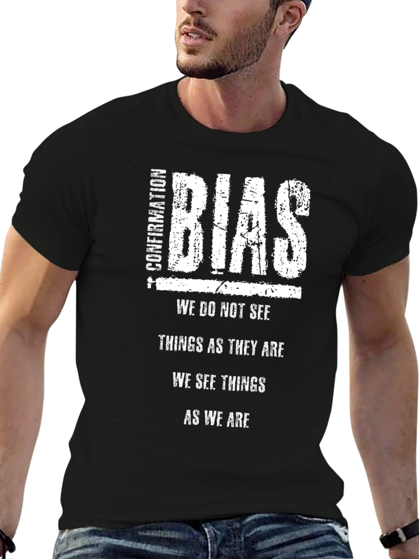 Confirmation Bias Black T-Shirt