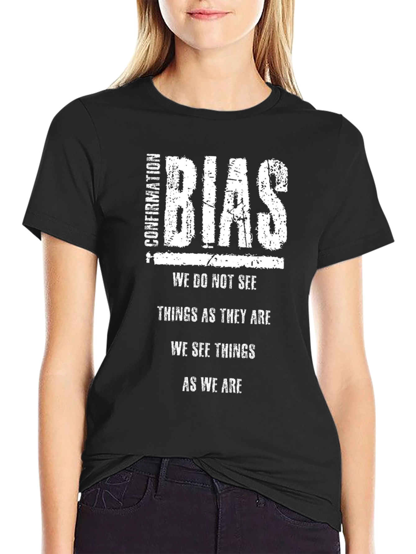 Confirmation Bias Black T-Shirt