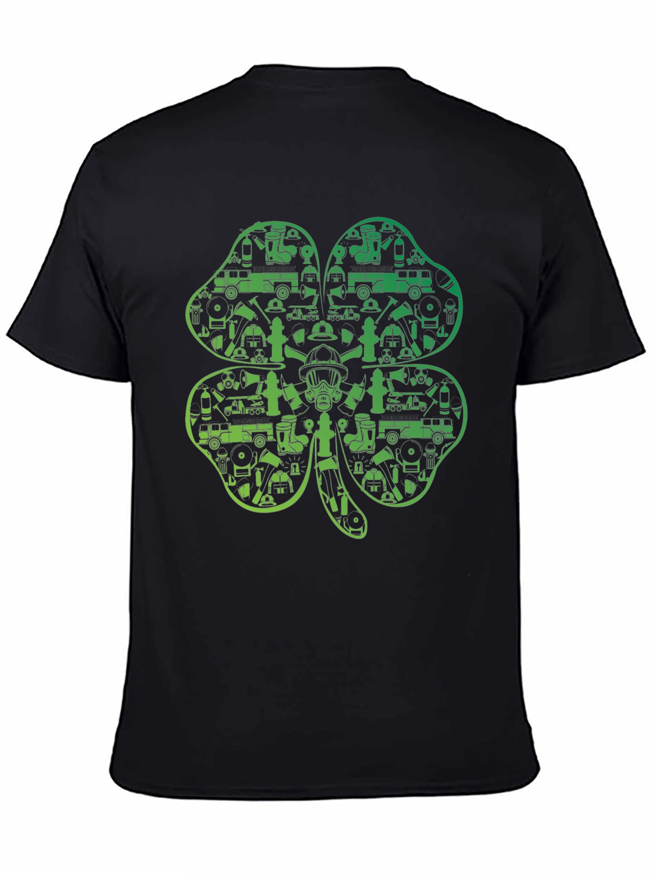 Firefighter Shamrock T-Shirt - St. Patricks Day