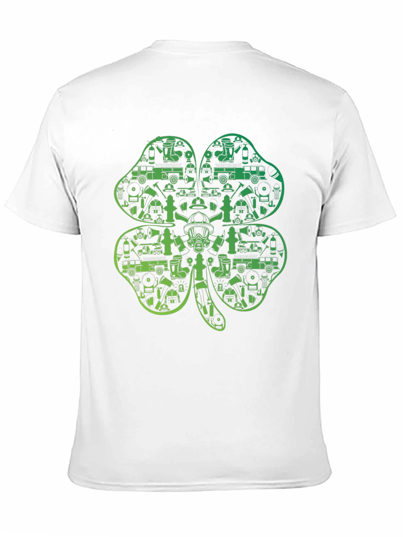 Firefighter Shamrock T-Shirt - St. Patricks Day