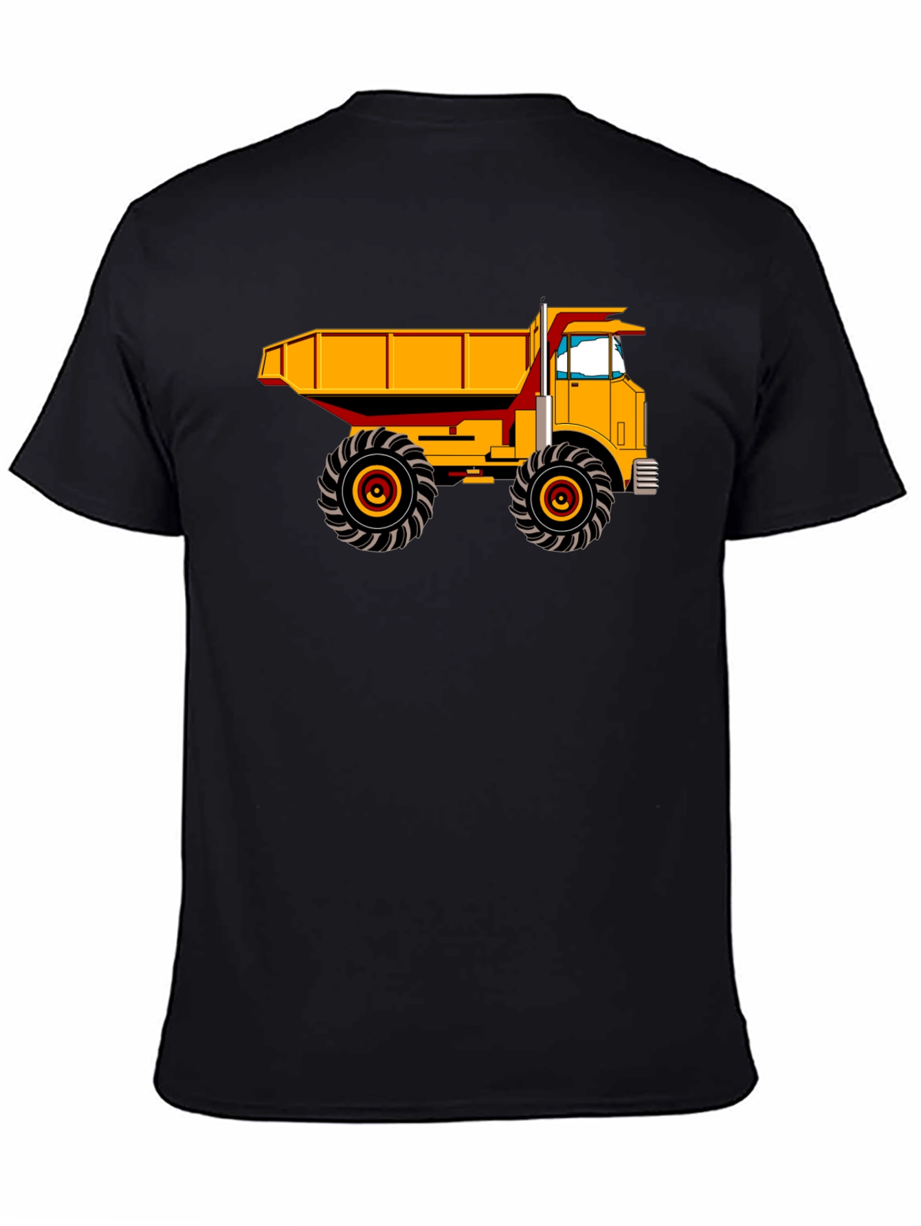 Dump Truck Graphic Tee - Heavy Duty Construction Shirt