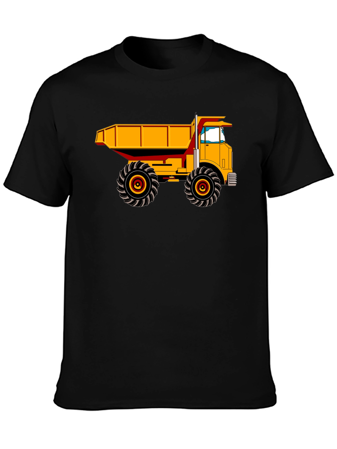 Dump Truck Graphic Tee - Heavy Duty Construction Shirt