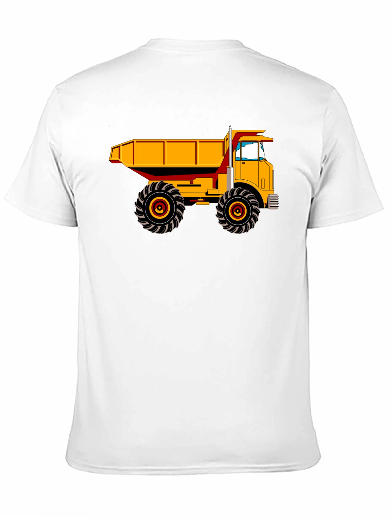 Dump Truck Graphic Tee - Heavy Duty Construction Shirt