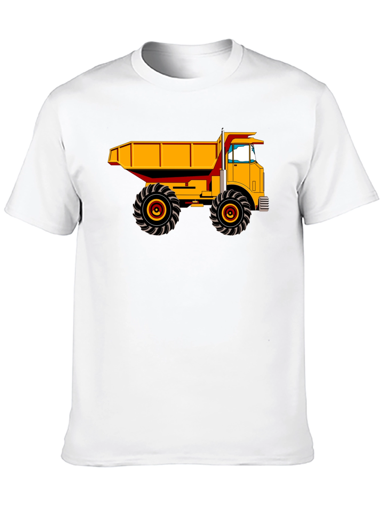 Dump Truck Graphic Tee - Heavy Duty Construction Shirt