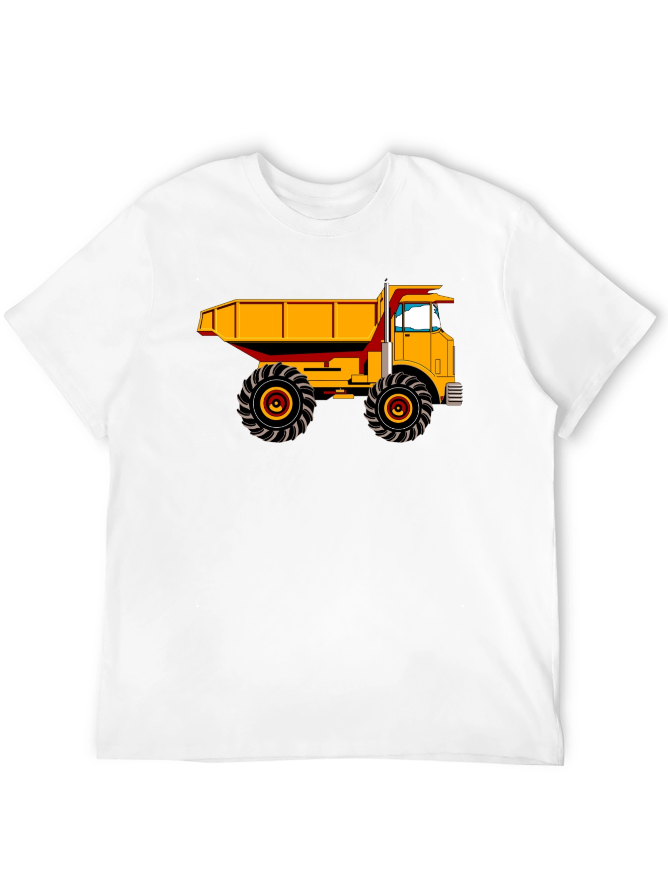 Dump Truck Graphic Tee - Heavy Duty Construction Shirt