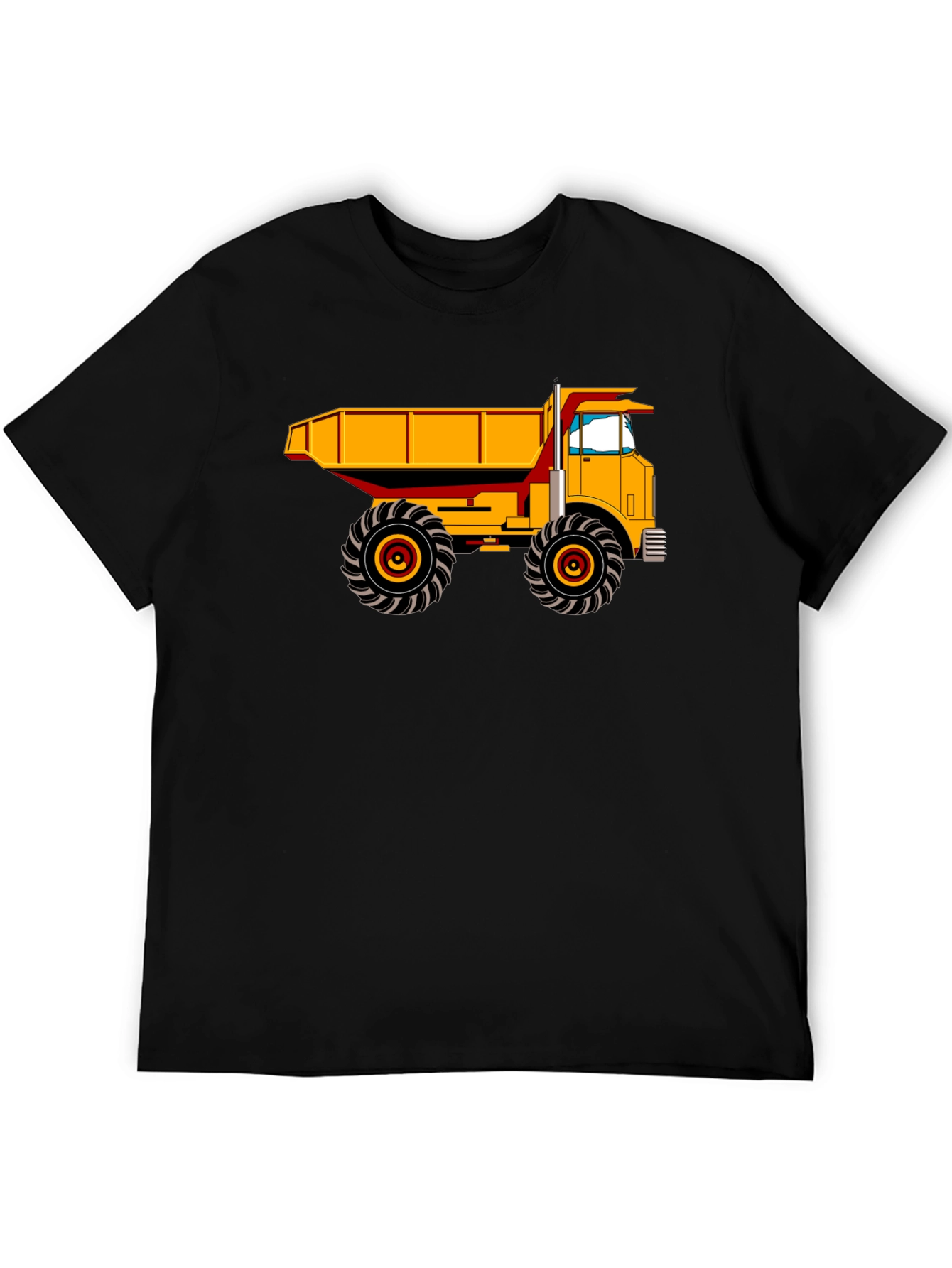 Dump Truck Graphic Tee - Heavy Duty Construction Shirt