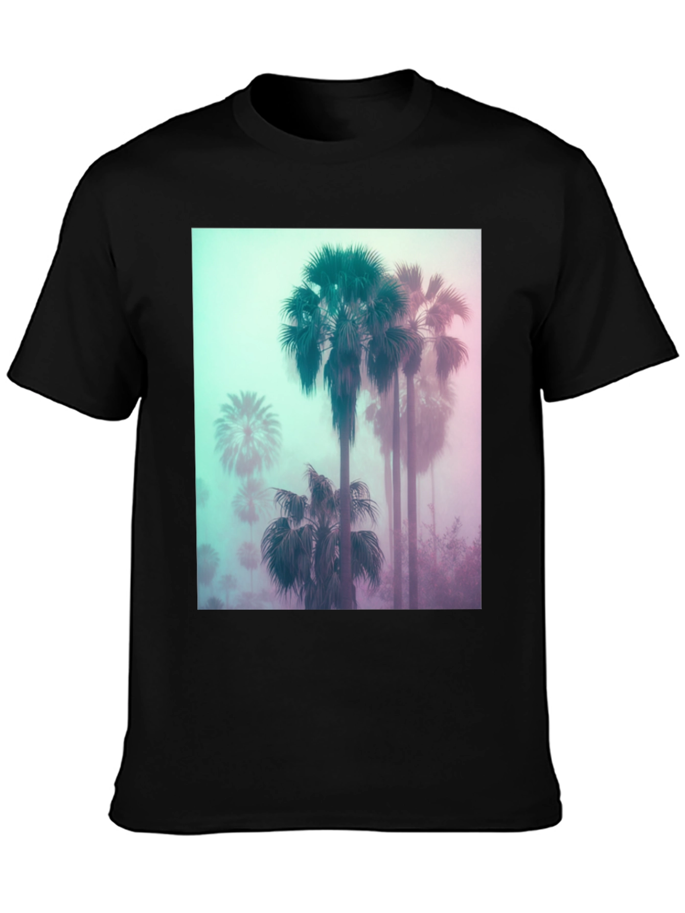 Palm Tree Graphic Tee - Retro Style