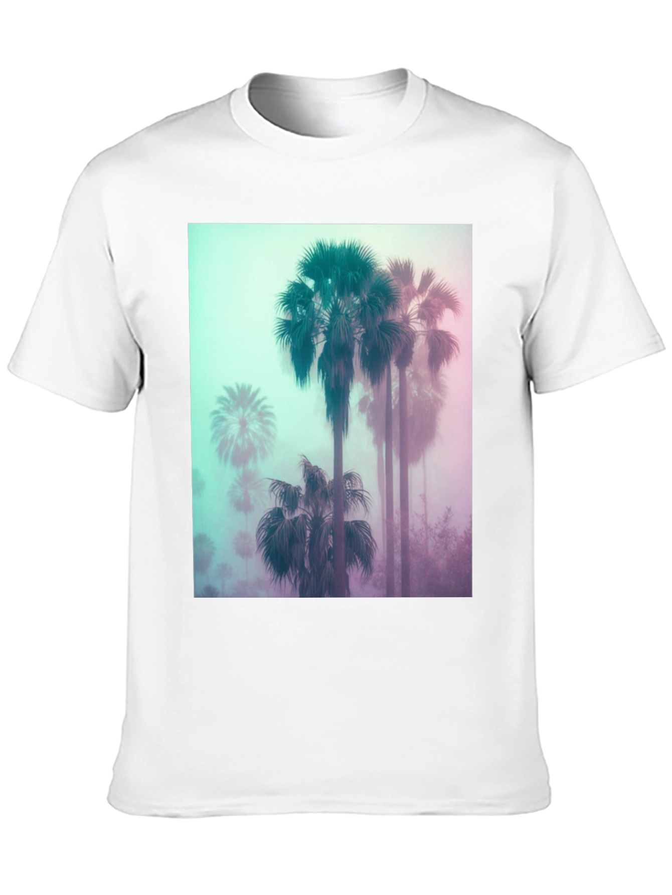 Palm Tree Graphic Tee - Retro Style