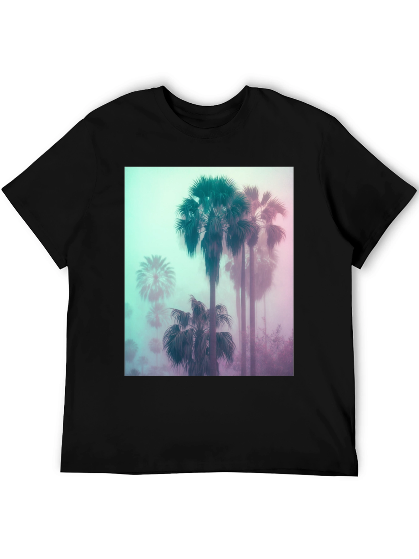 Palm Tree Graphic Tee - Retro Style