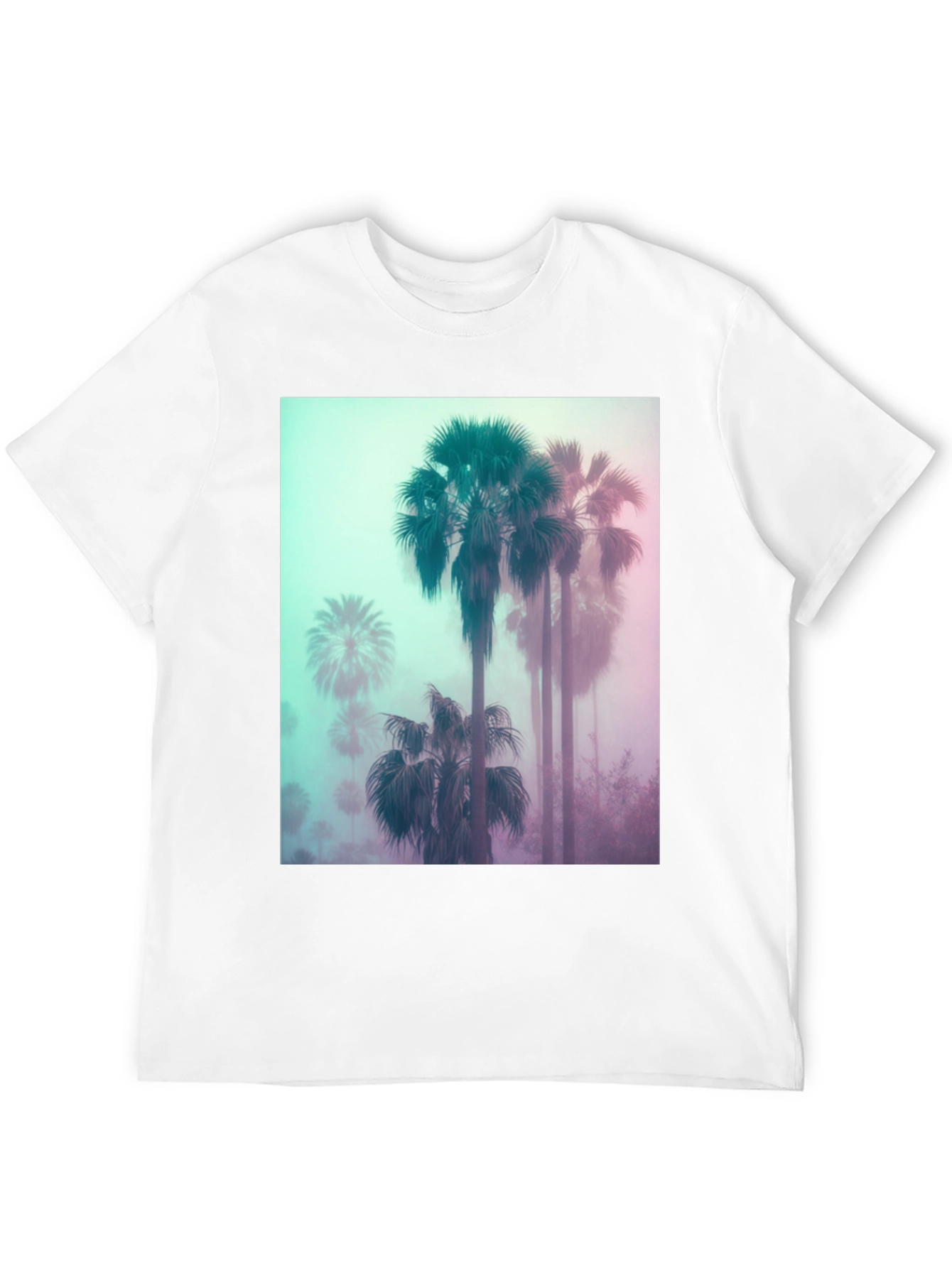 Palm Tree Graphic Tee - Retro Style