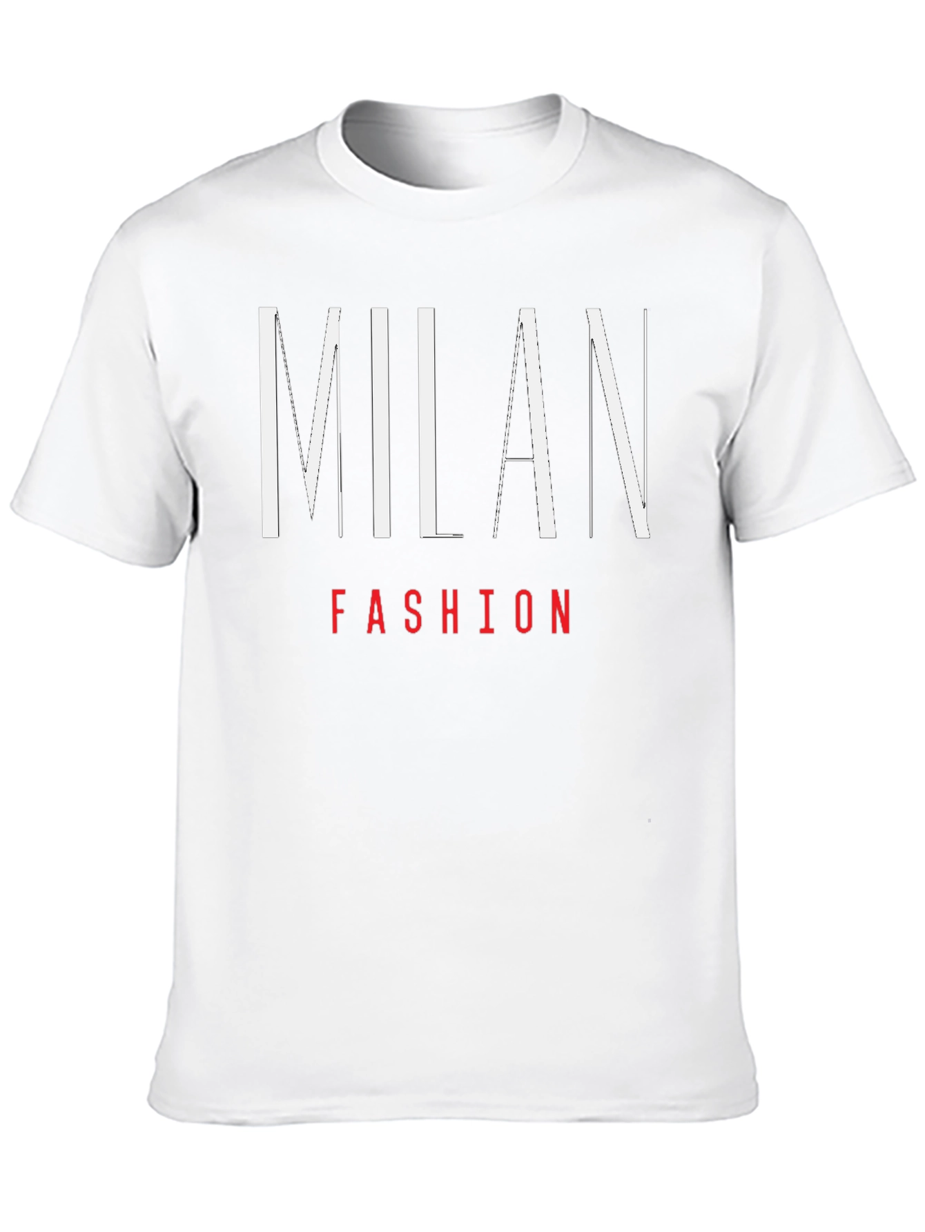 Milan Fashion Graphic T-Shirt - Stylish Black Tee