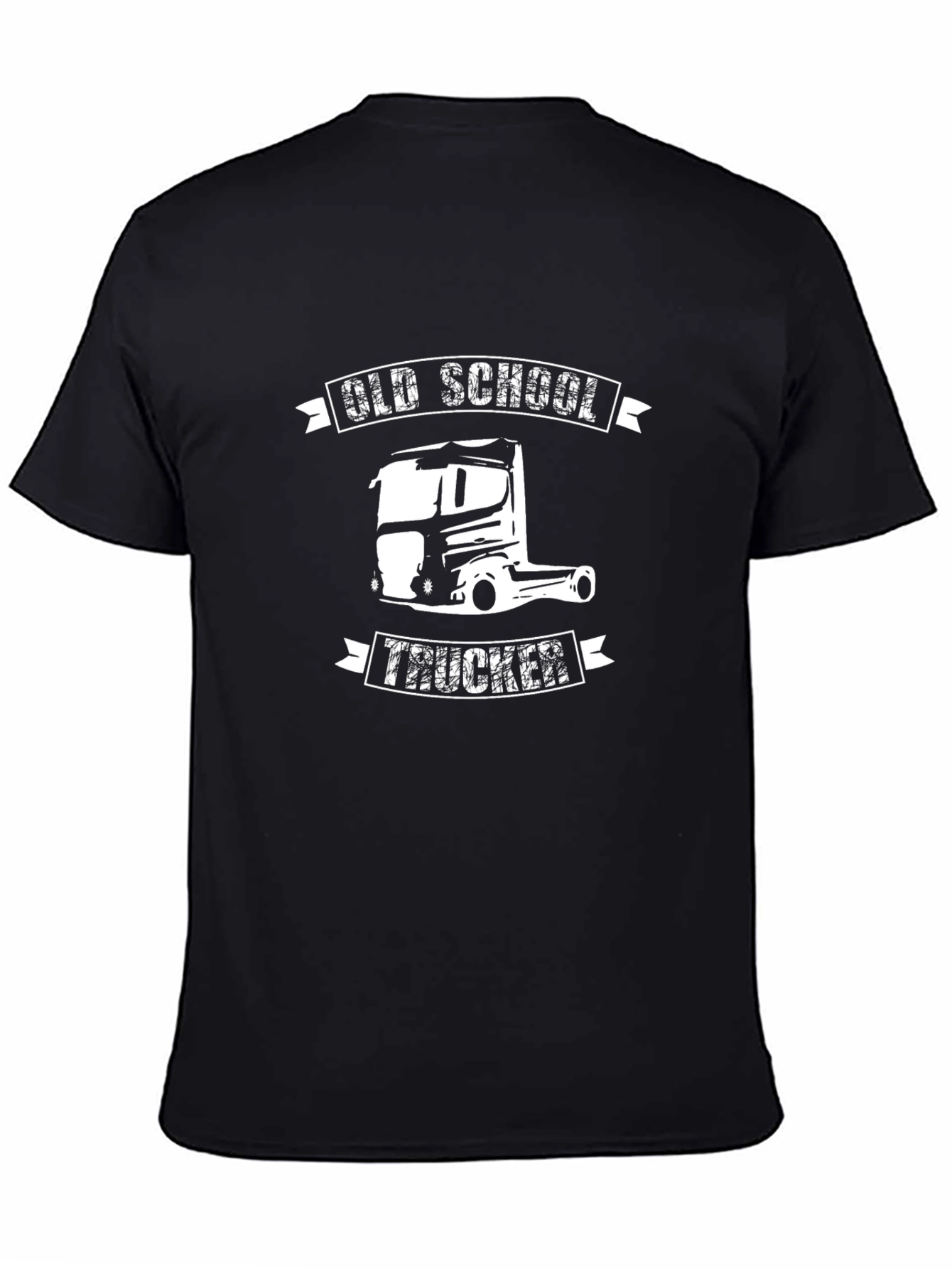 Old School Trucker Graphic T-Shirt