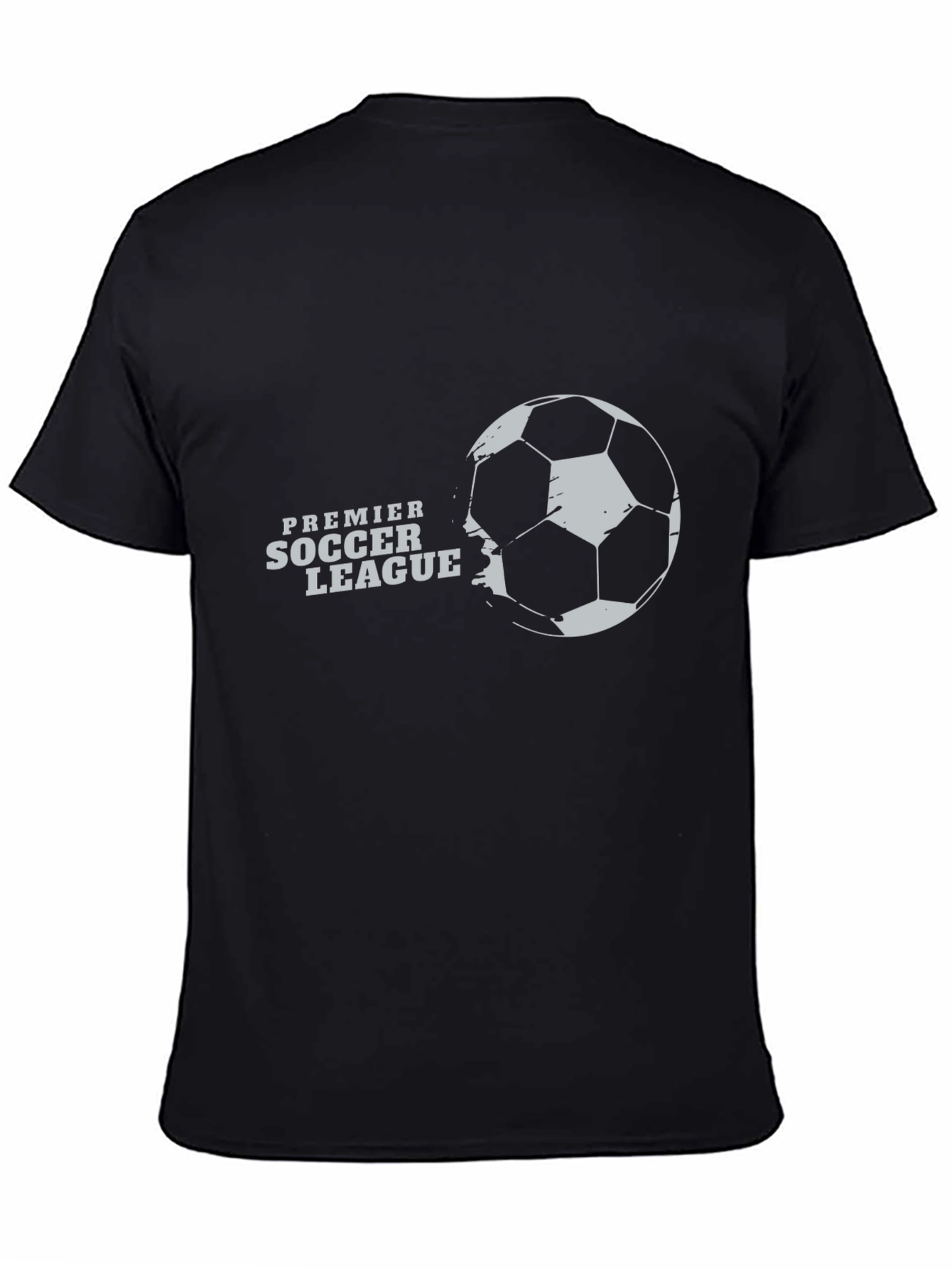 Premier Soccer League Black Graphic Tee
