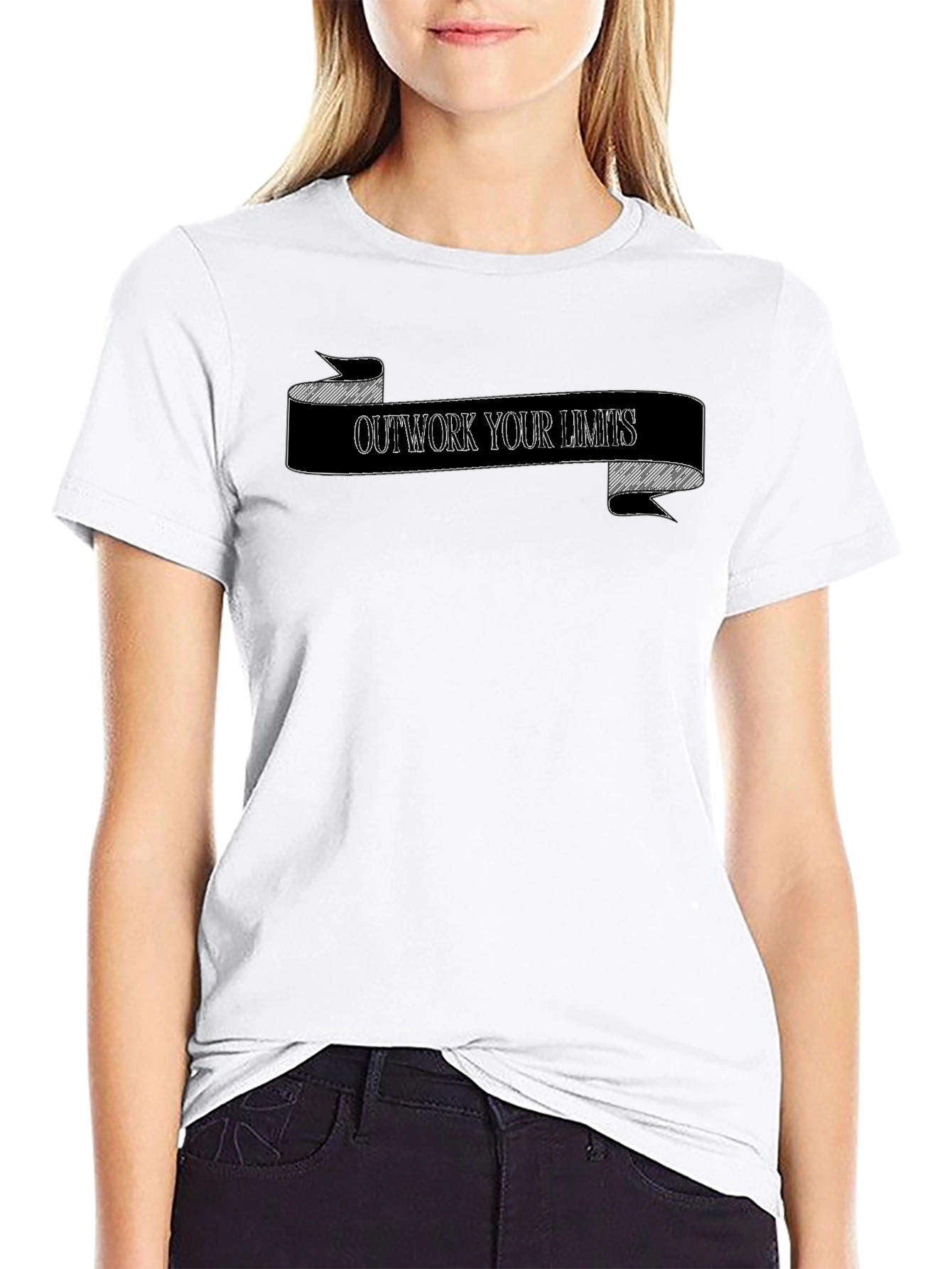 Outwork Your Limits Graphic Black T-Shirt