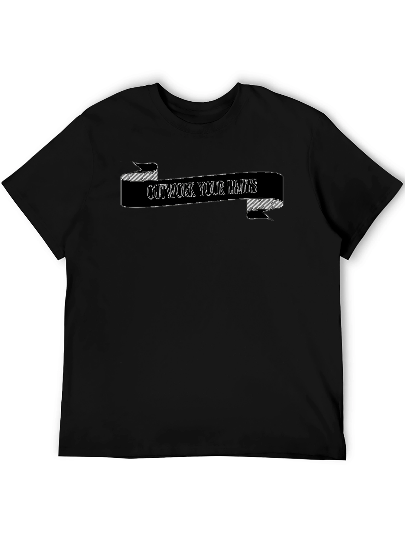 Outwork Your Limits Graphic Black T-Shirt