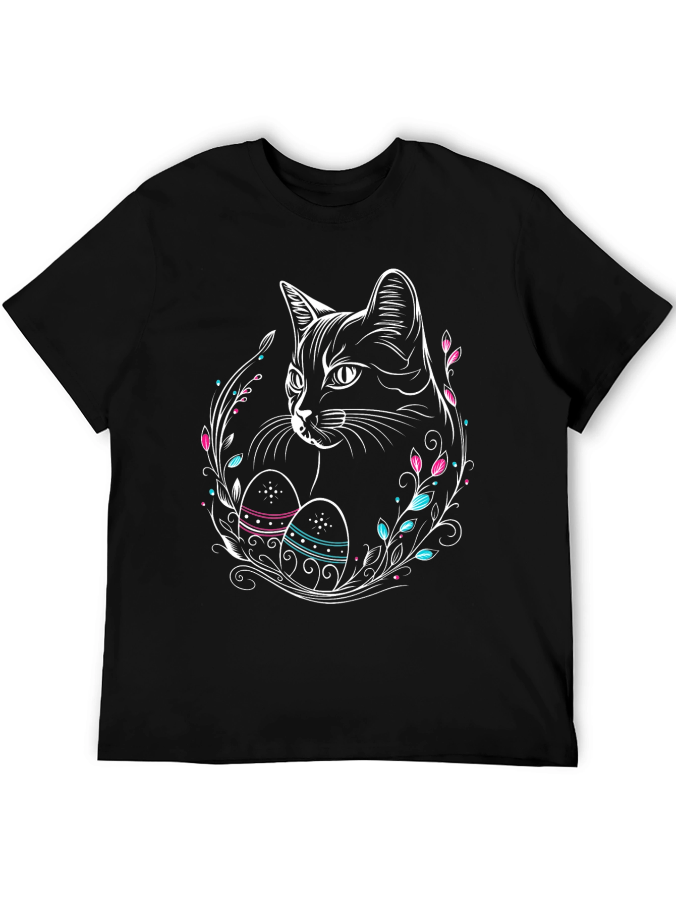 Cat Easter Egg Graphic Tee