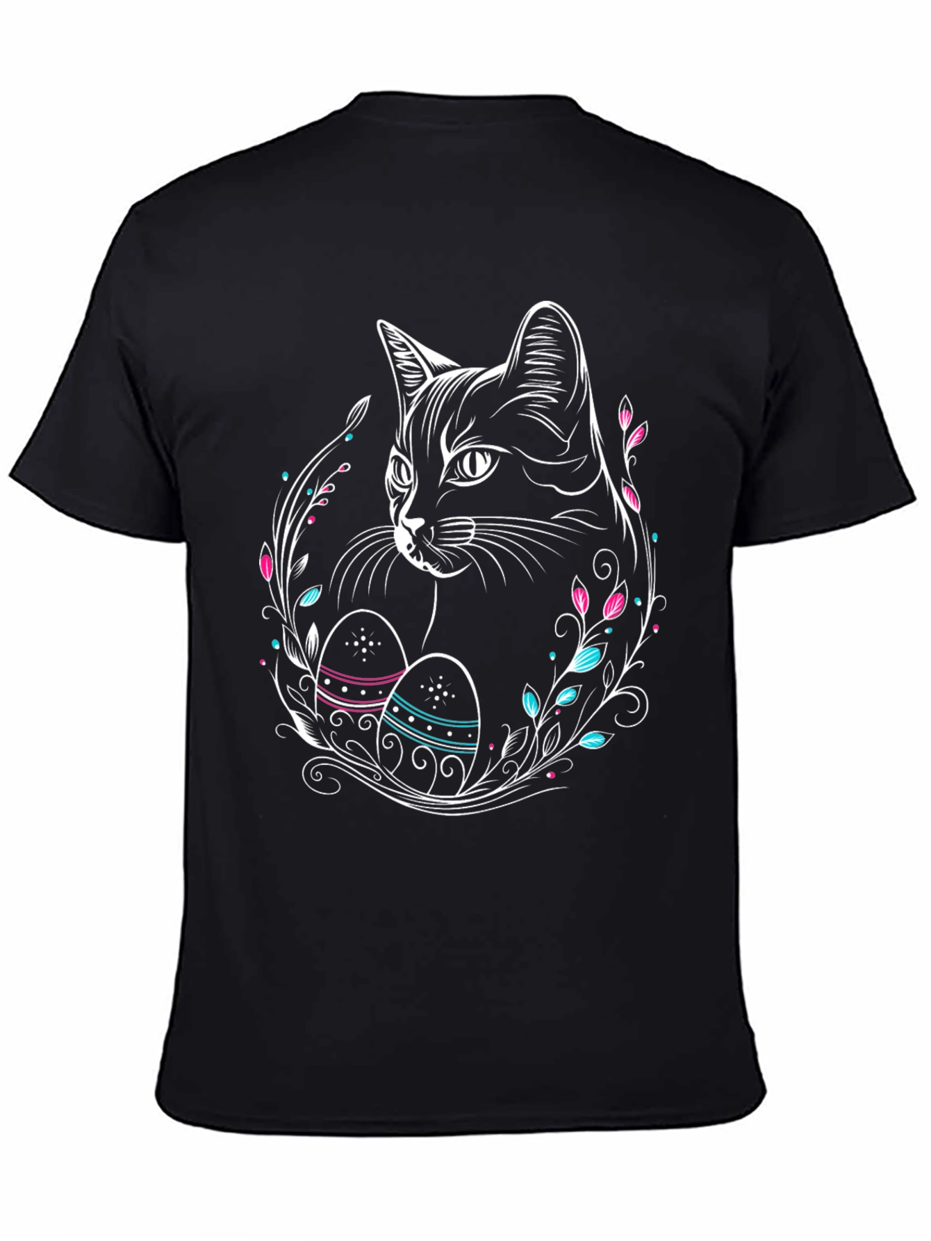 Cat Easter Egg Graphic Tee