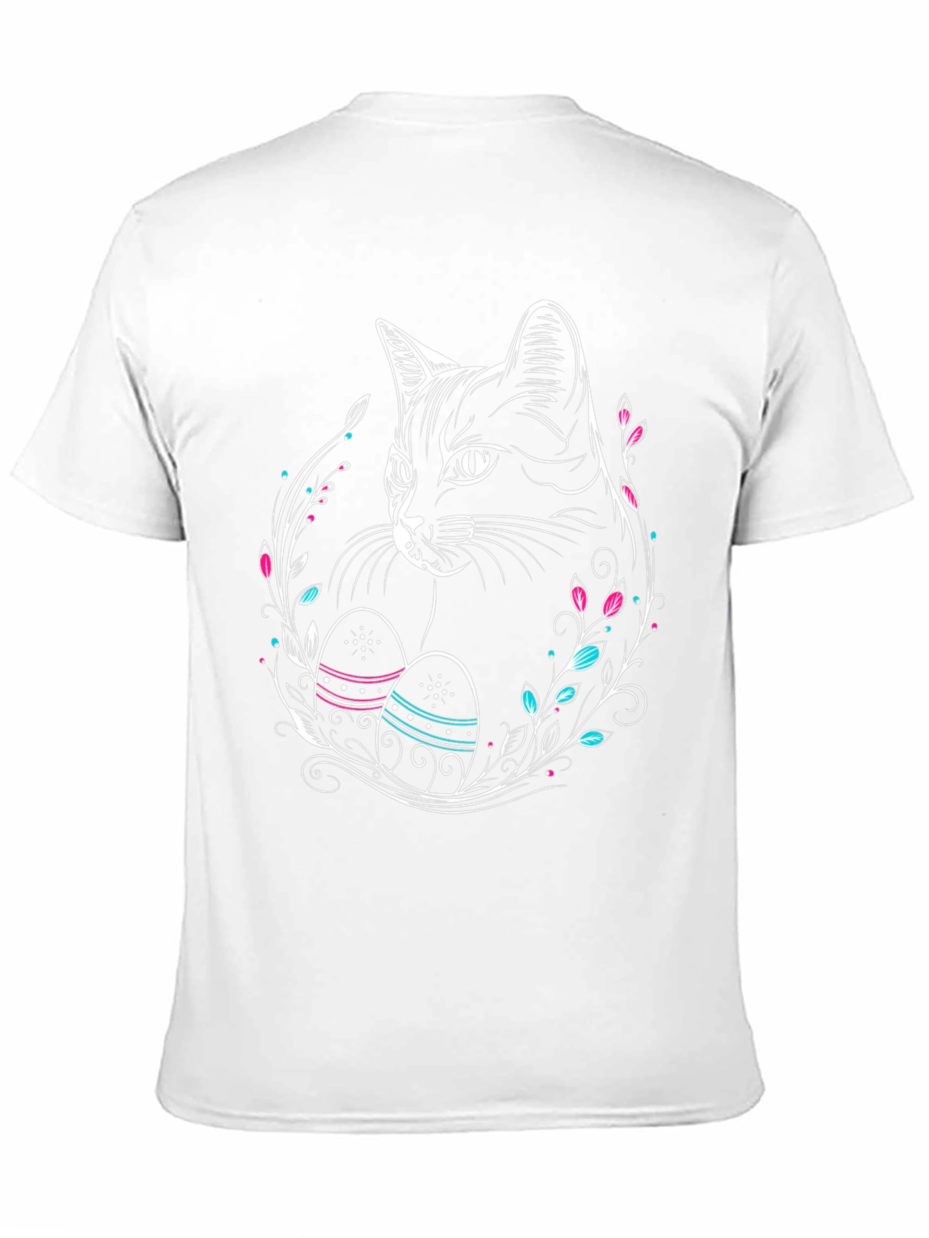 Cat Easter Egg Graphic Tee
