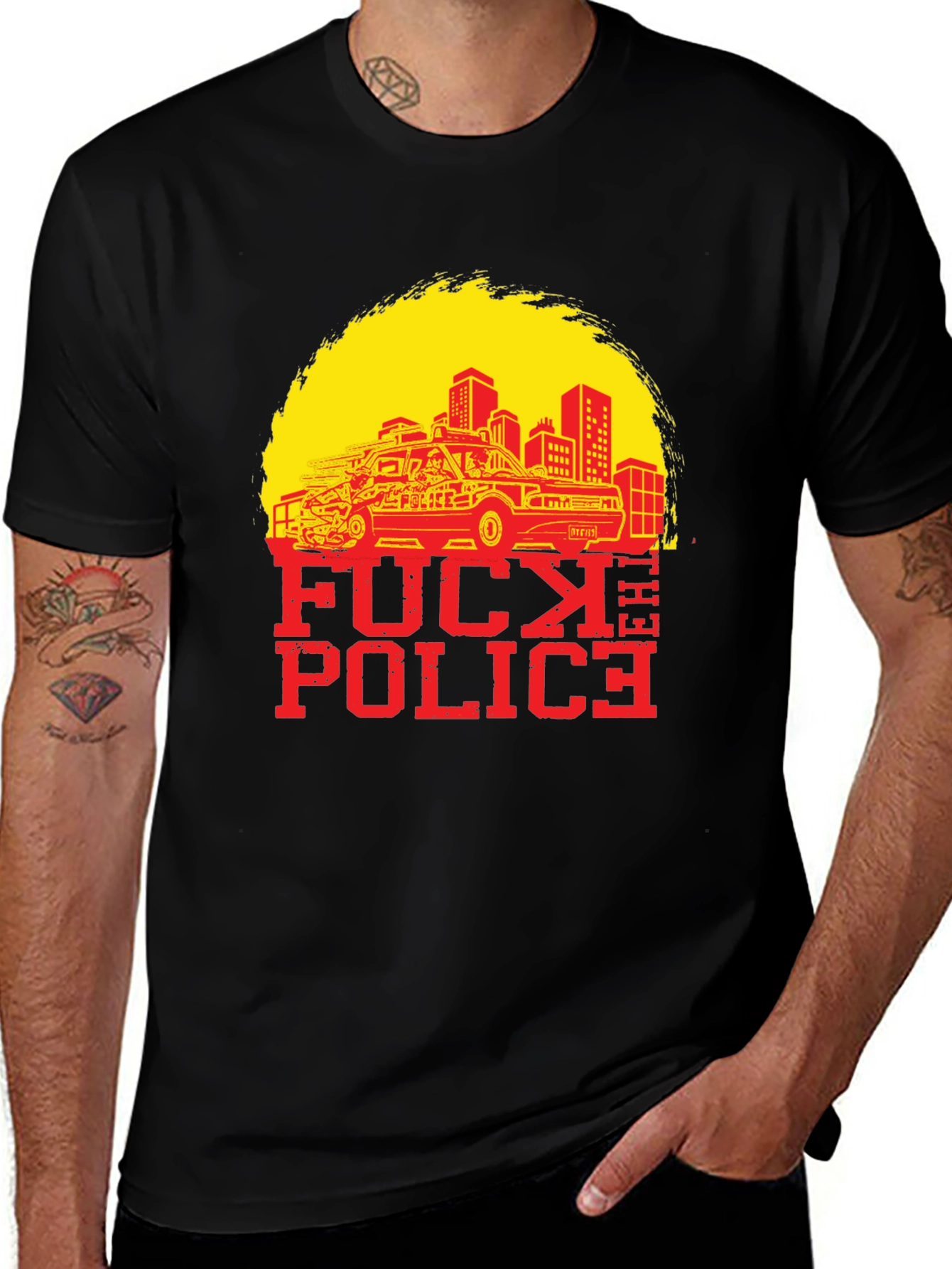 Anti-Police T-Shirt - Graphic Tee