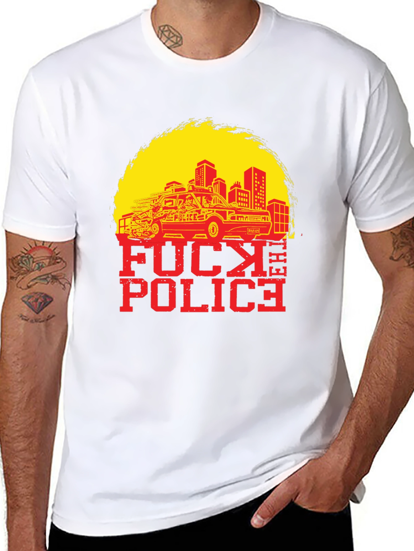 Anti-Police T-Shirt - Graphic Tee