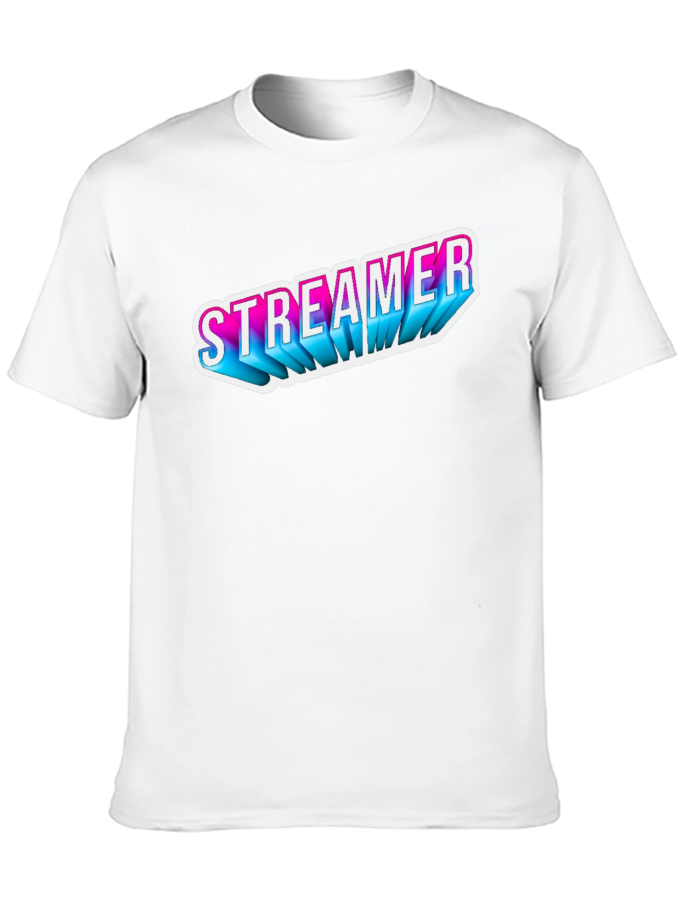 Streamer T-Shirt - Black Casual Tee