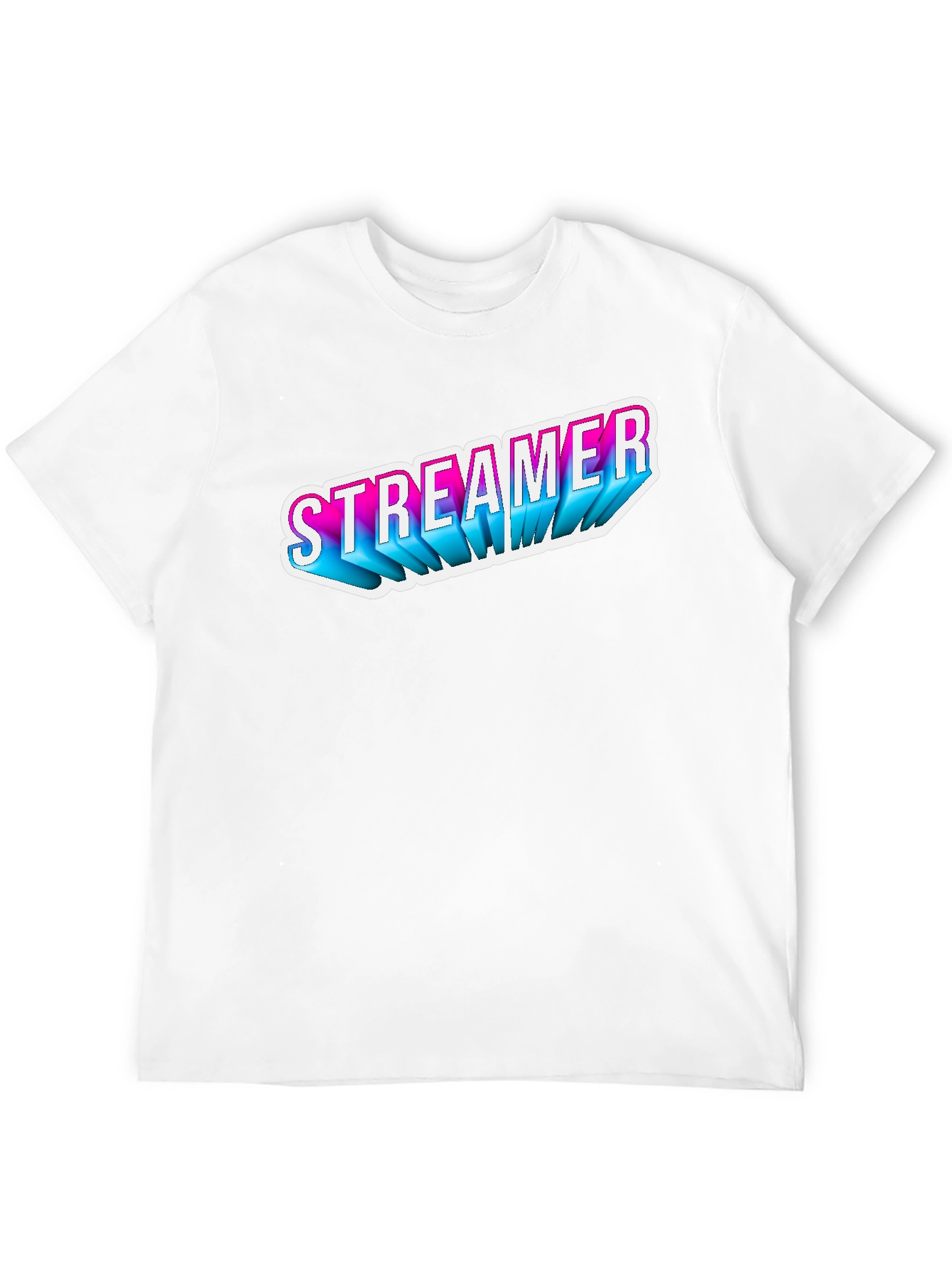Streamer T-Shirt - Black Casual Tee