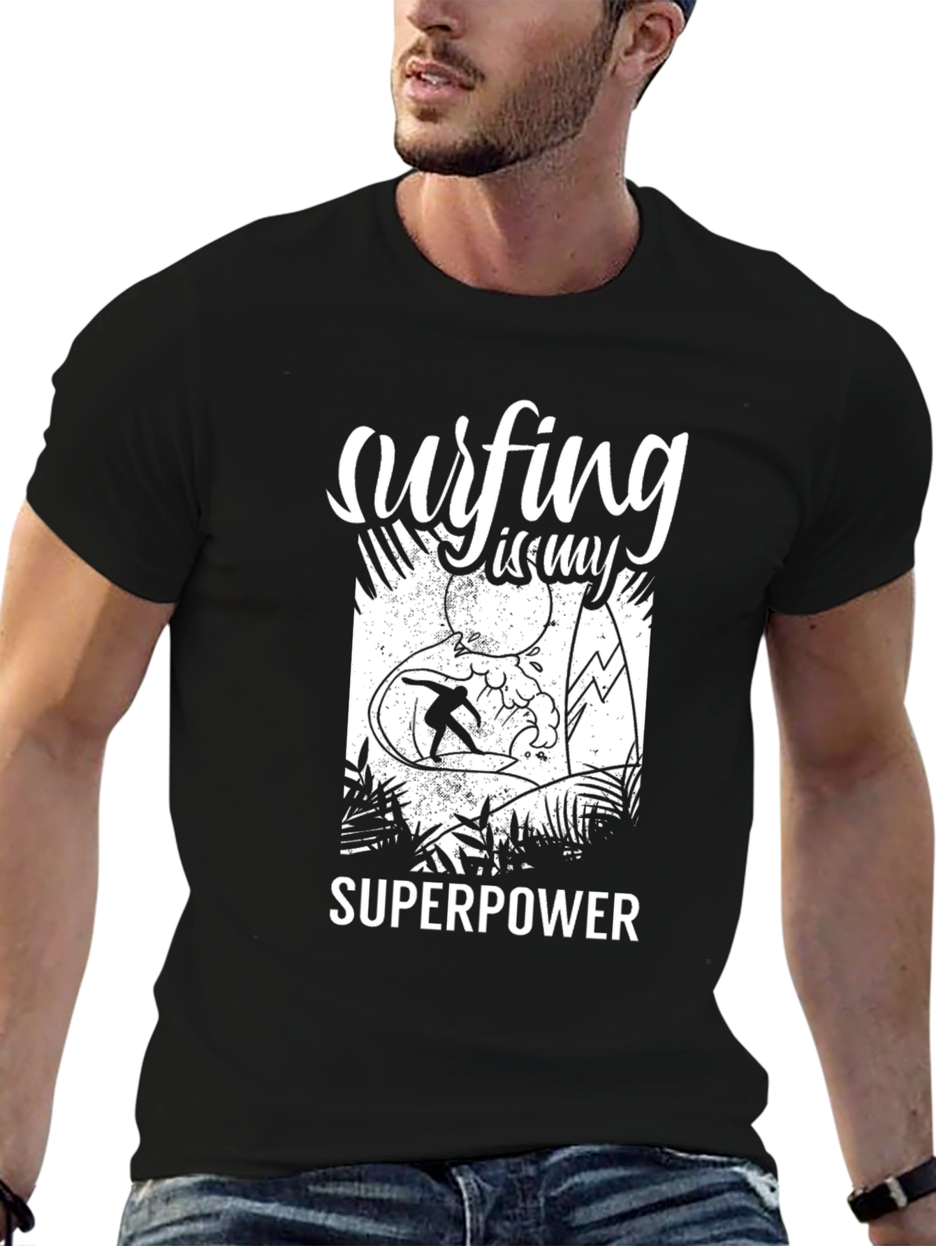 Surfing is My Superpower Graphic Tee