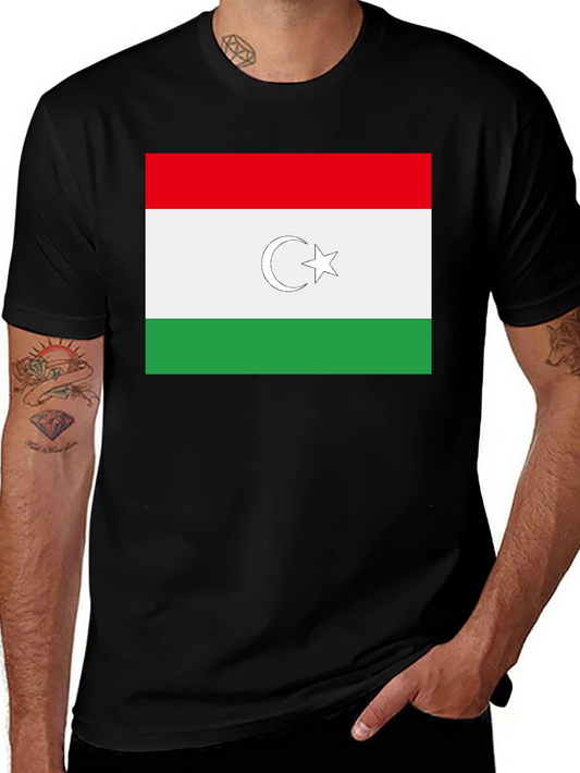 Turkmenistan Flag T-Shirt Stylish Cotton Tee