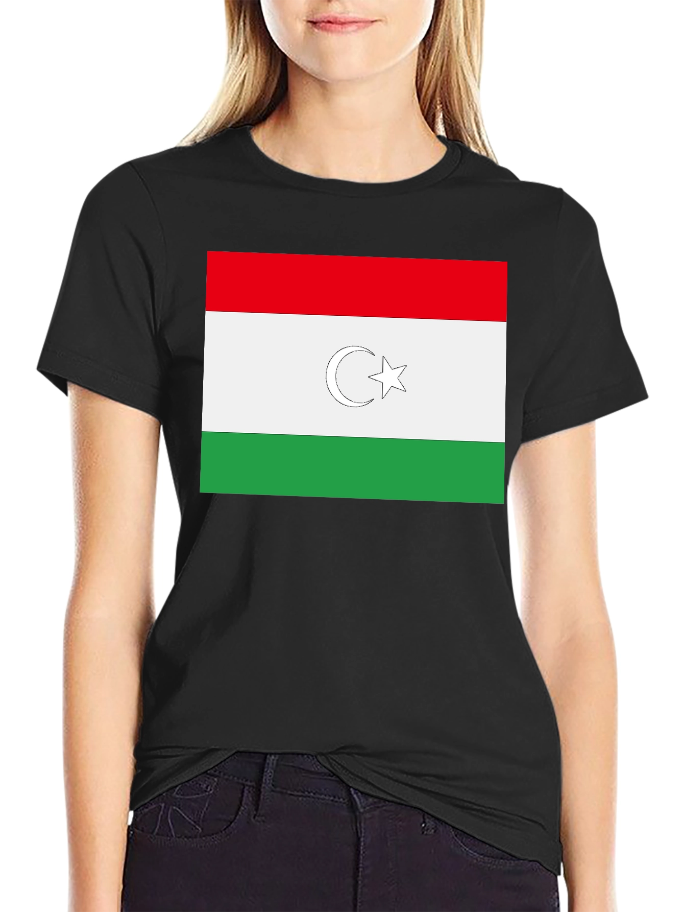 Turkmenistan Flag T-Shirt Stylish Cotton Tee