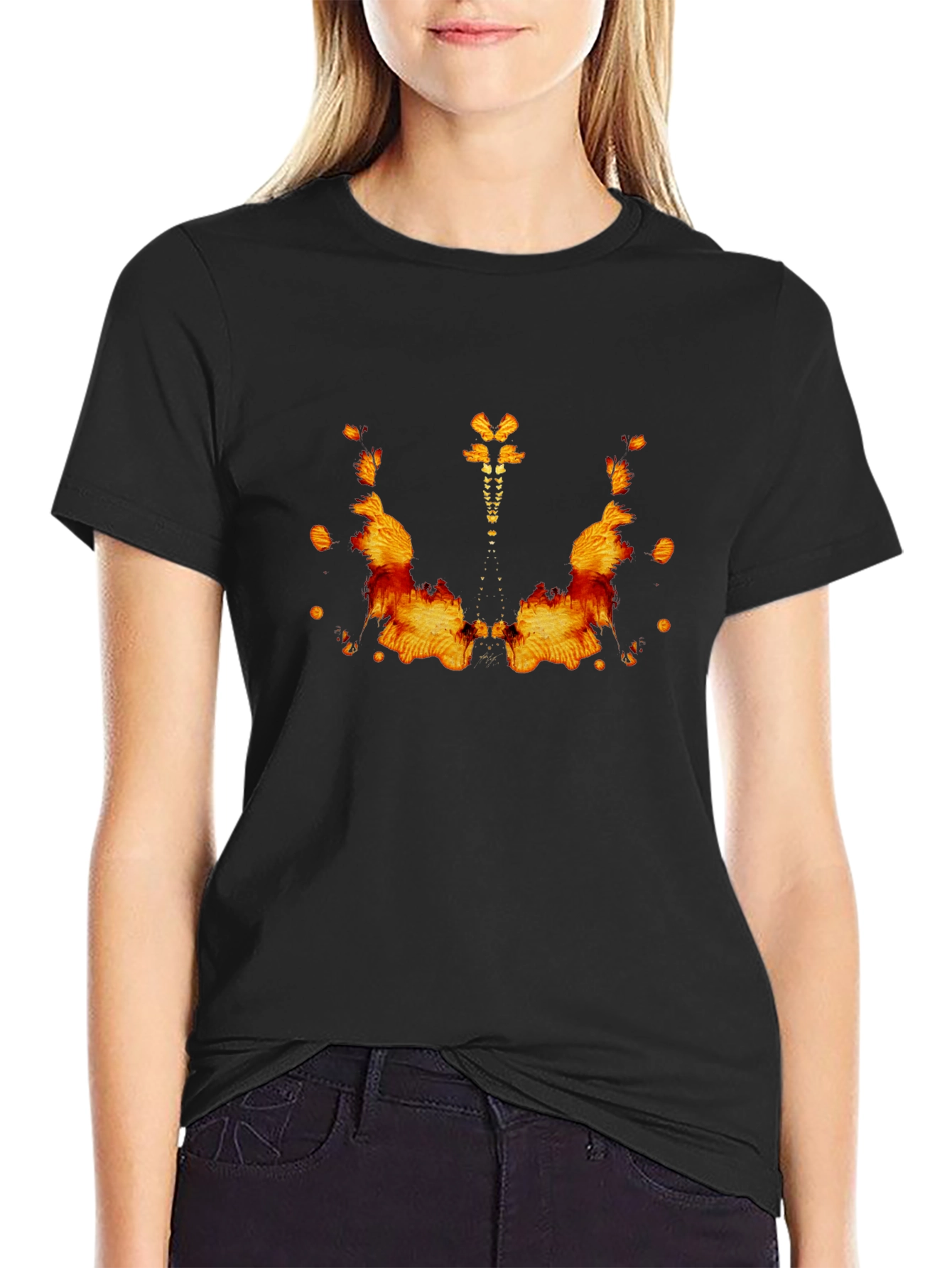 Abstract Rorschach Inkblot Graphic Tee