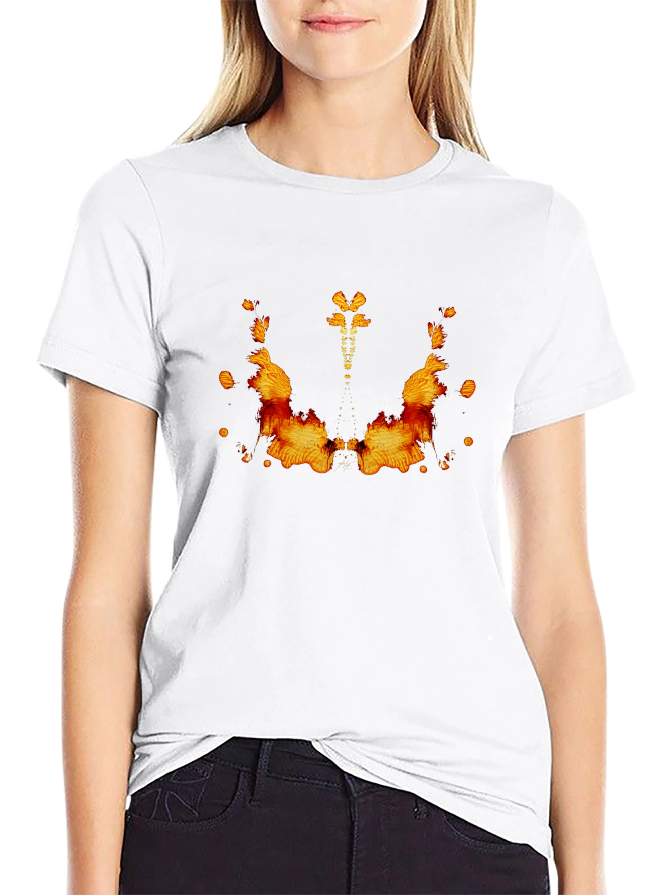 Abstract Rorschach Inkblot Graphic Tee