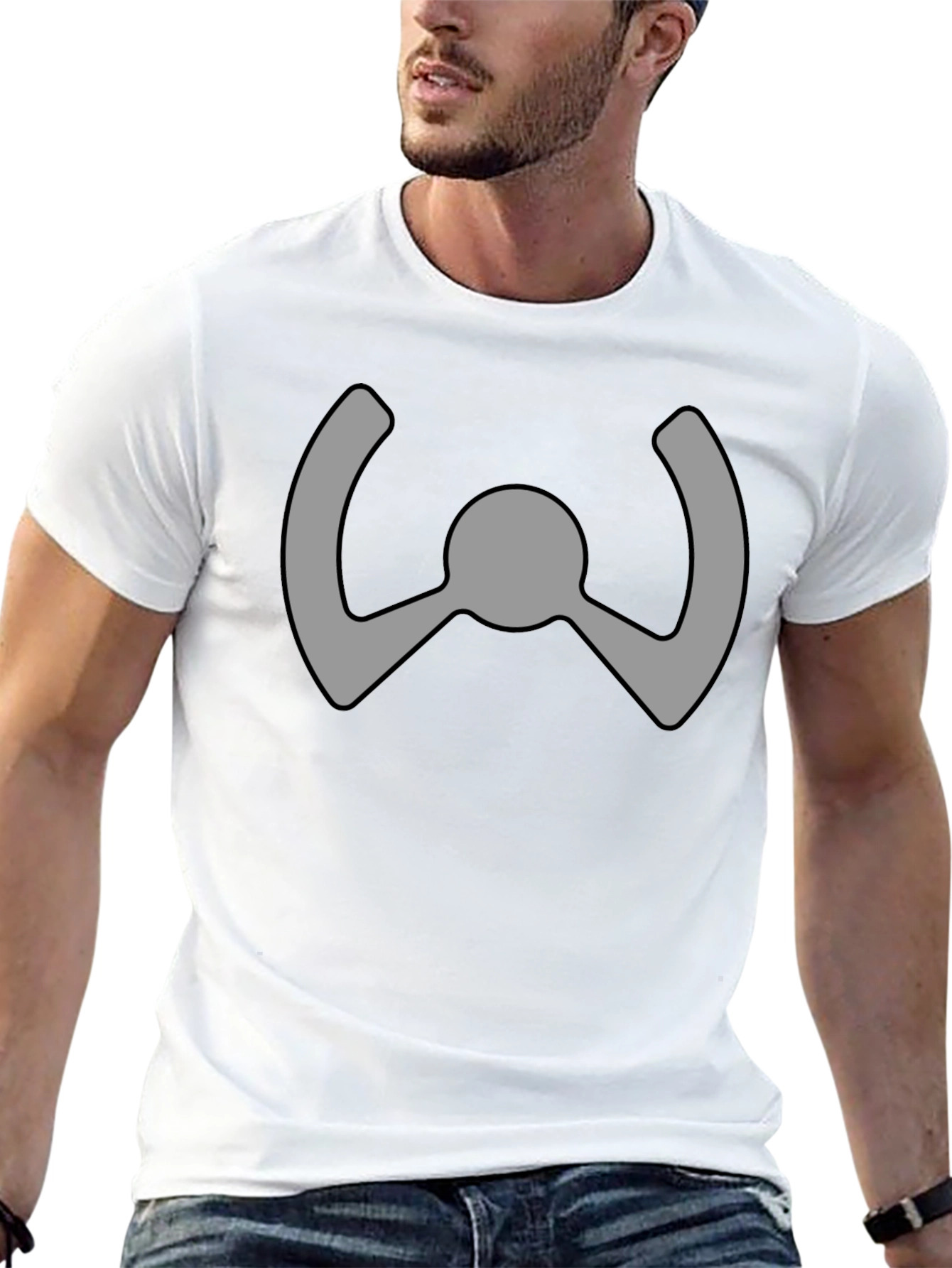 Minimalist Graphic Tee - Abstract Symbol Shirt