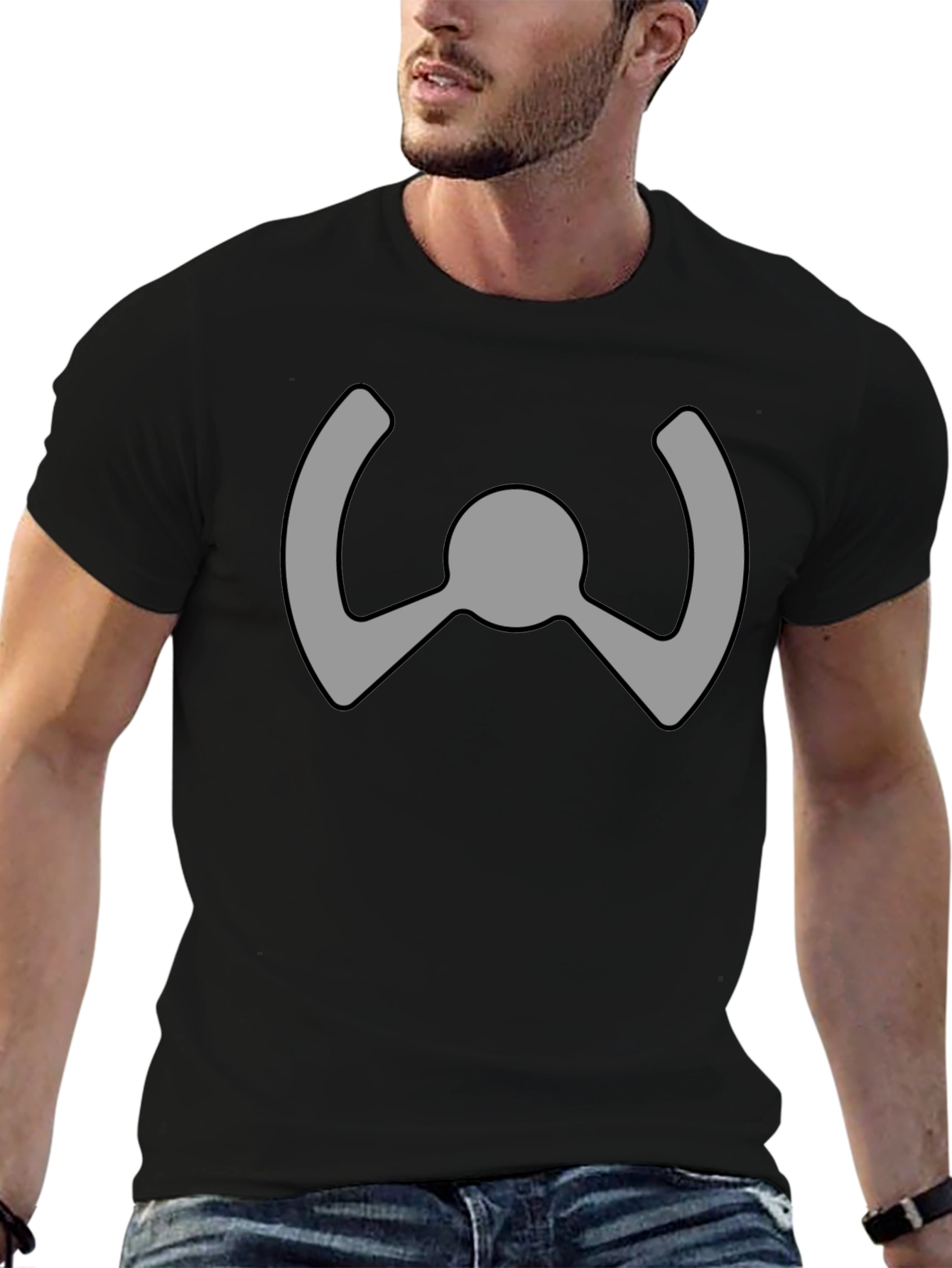 Minimalist Graphic Tee - Abstract Symbol Shirt