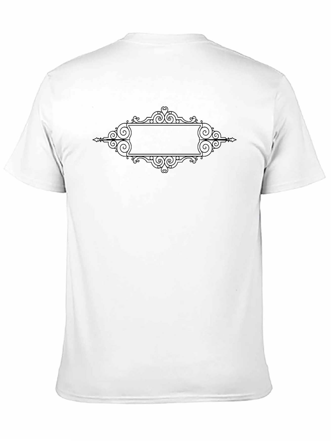 Elegant Framed Black T-Shirt